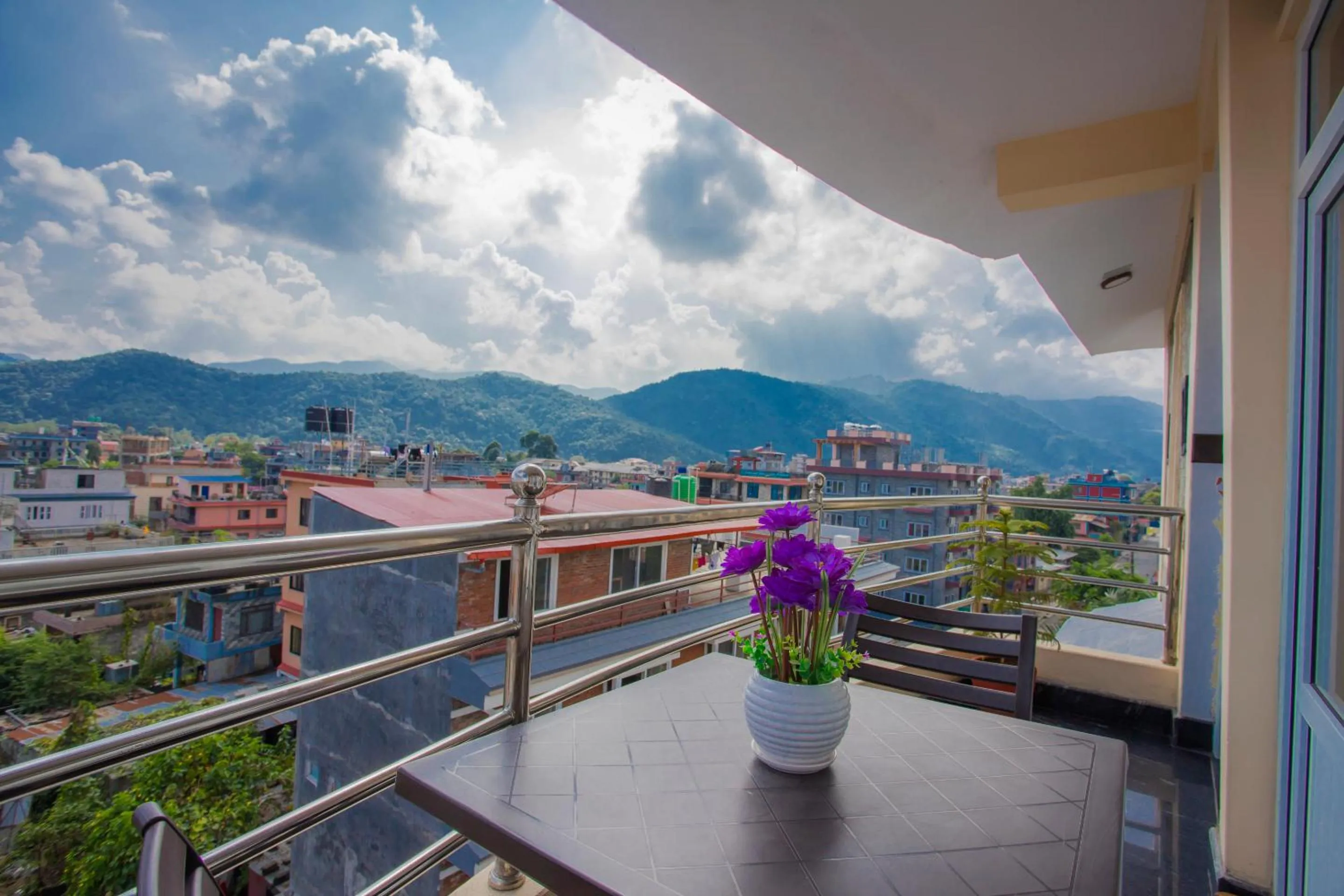 Balcony/Terrace in Hotel Lakeside Pvt. Ltd.