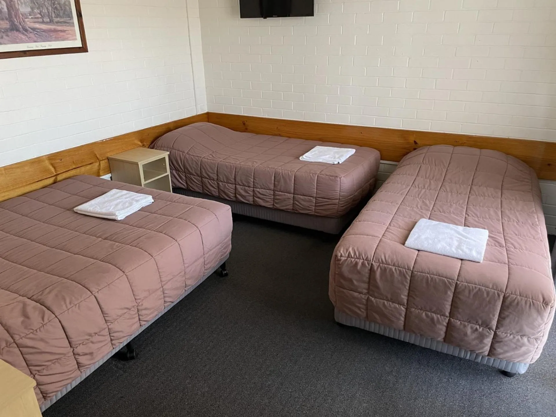 Bed in Homestead Motel