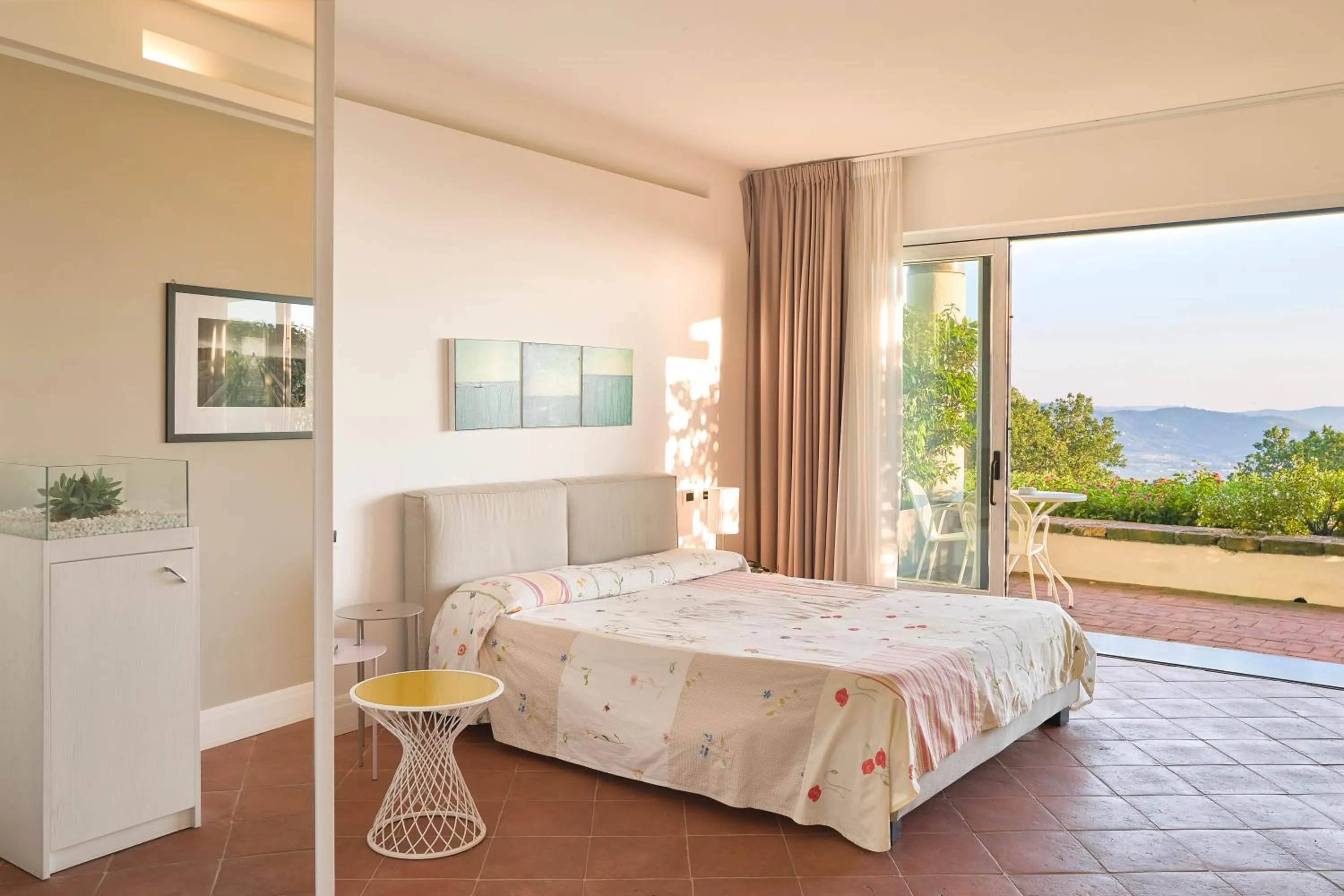 Balcony/Terrace, Bed in Borgo La Pietraia