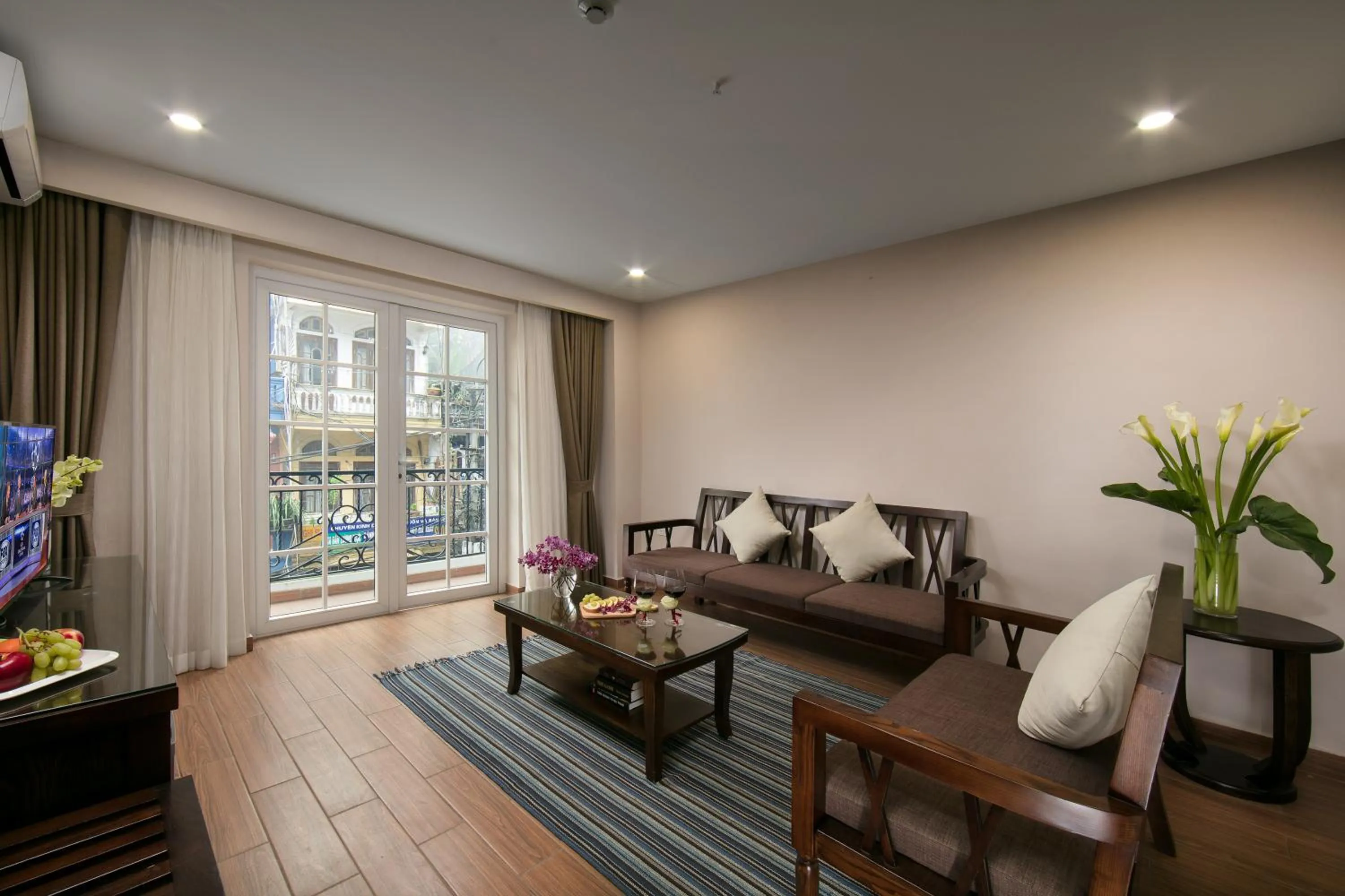 Living room in Azure Sapa Hotel