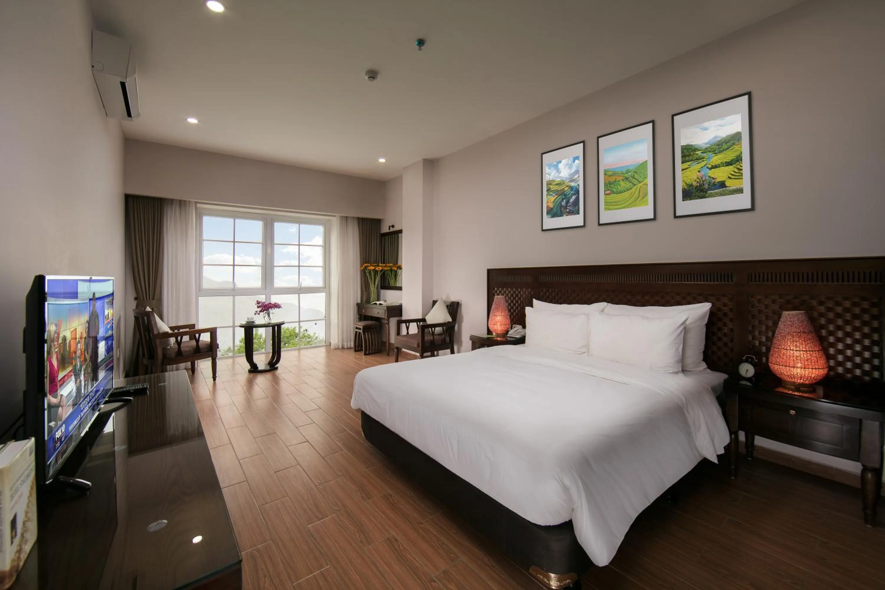Photo of the whole room, Bed in Azure Sapa Hotel