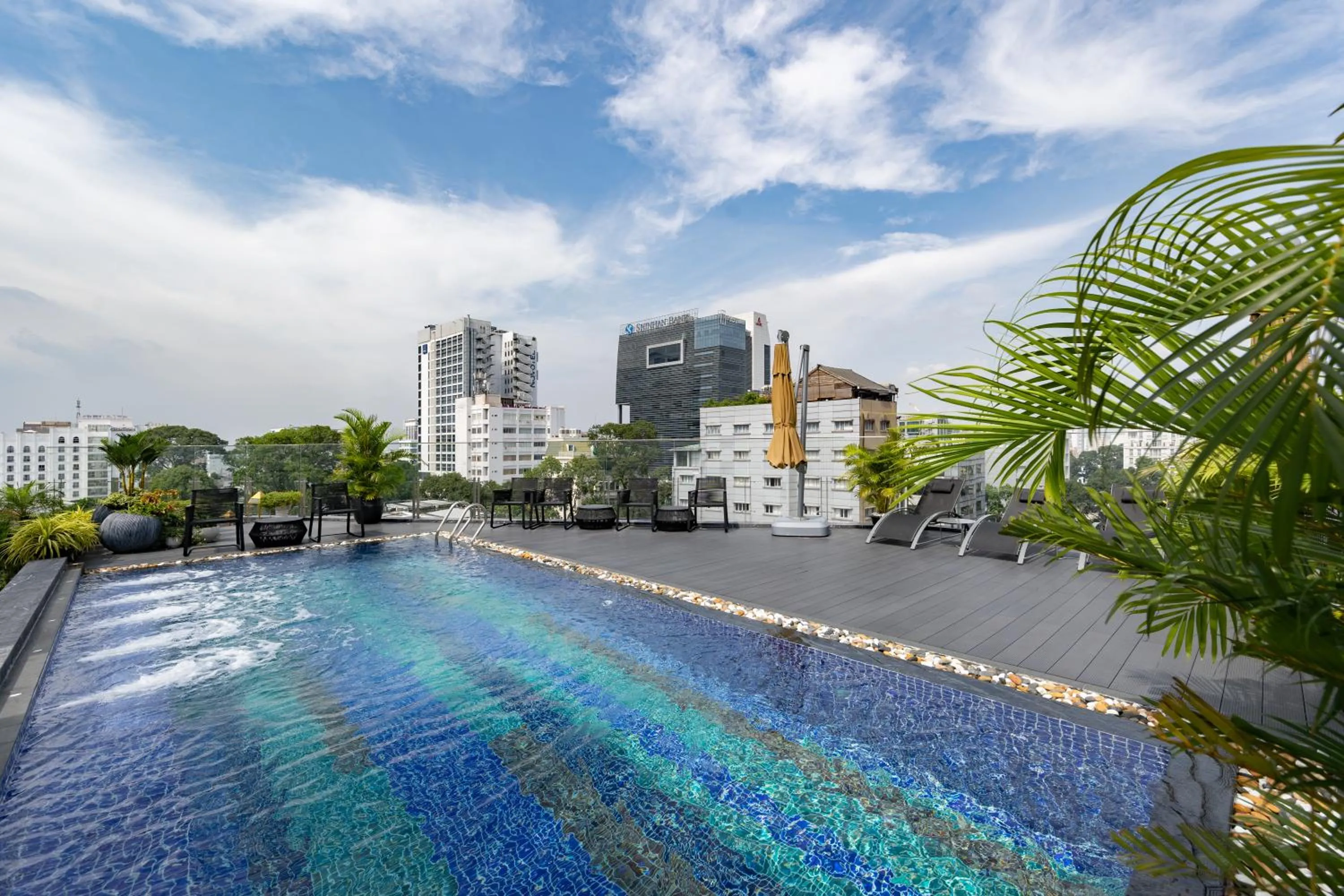 Swimming pool in Bach Suites Saigon, a Member of Design Hotels