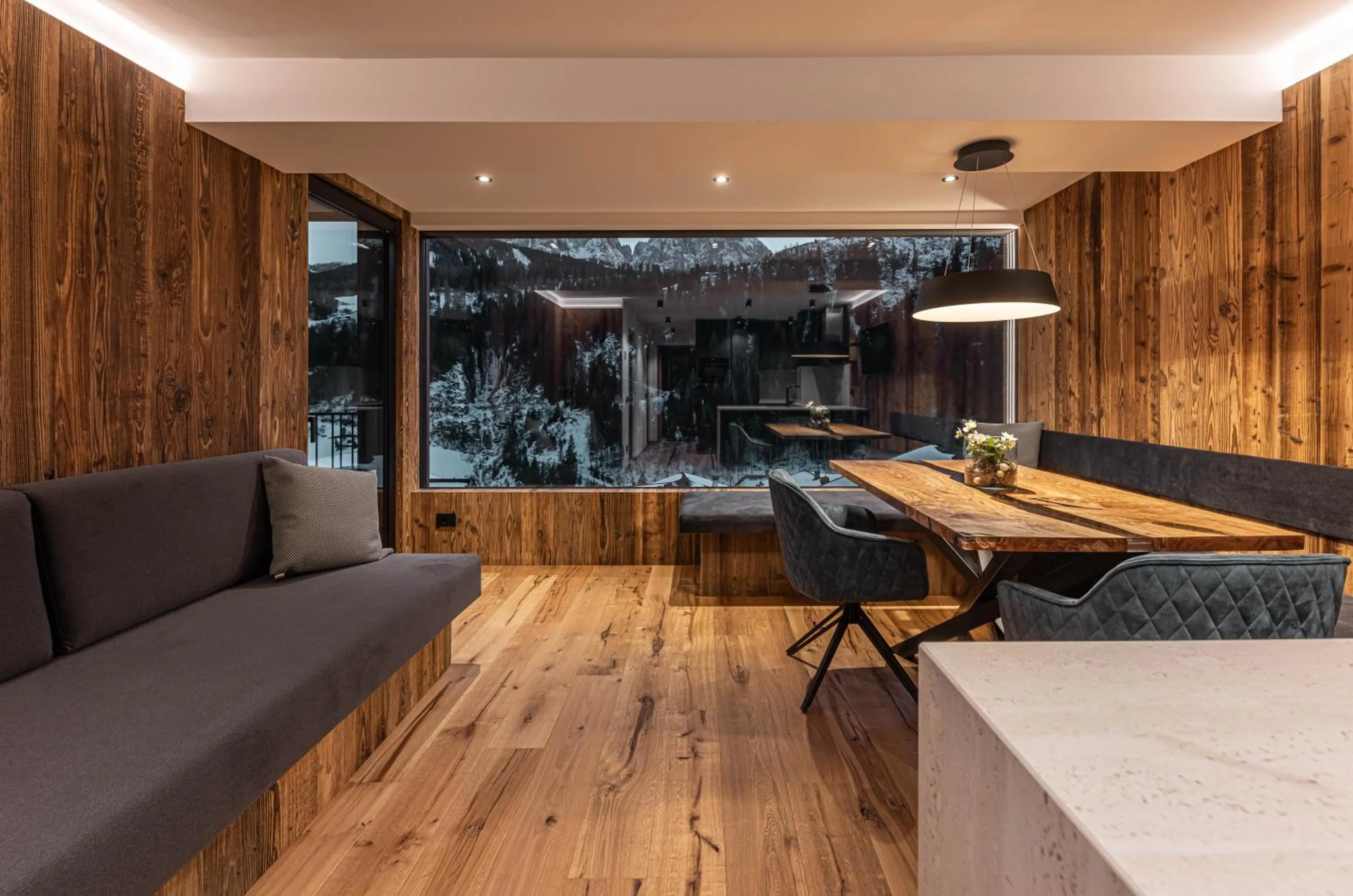 Living room in Enjoy Dolomites - Chalet