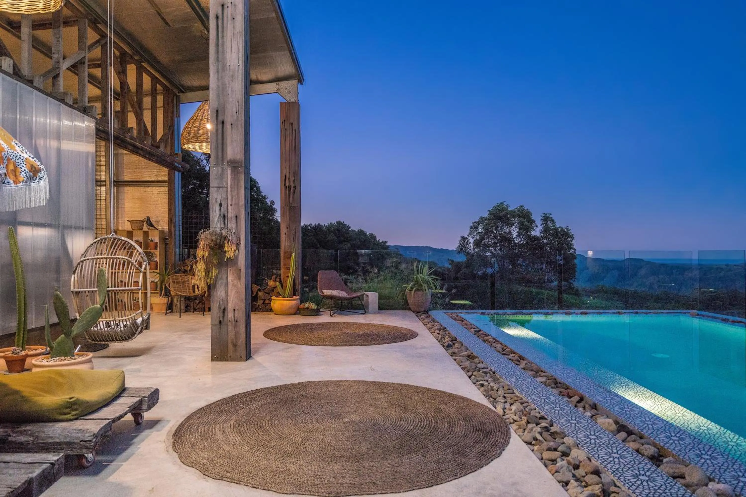 Swimming pool in Blackbird Luxury Accommodation