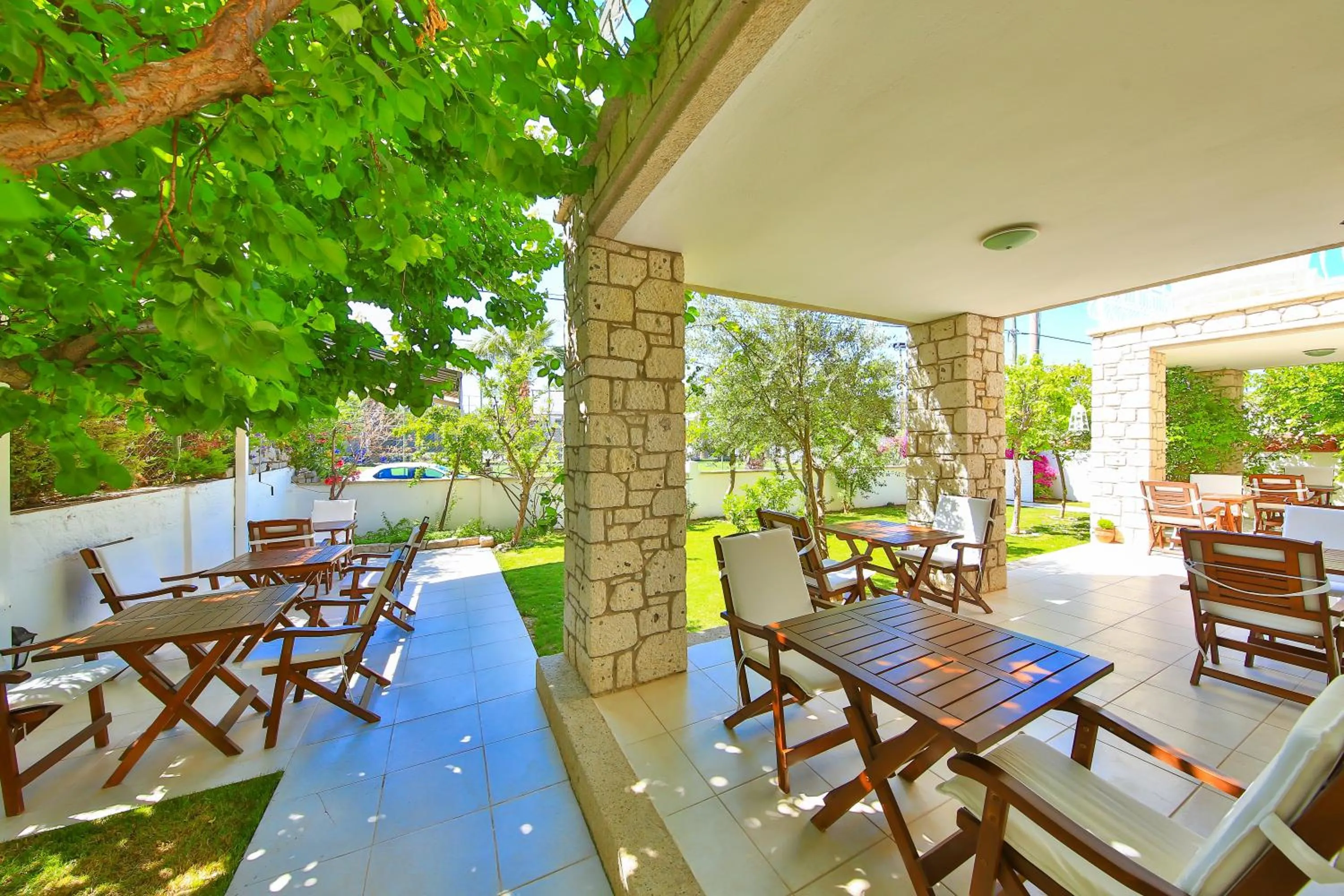 Patio in Alacati Sorf Hotel