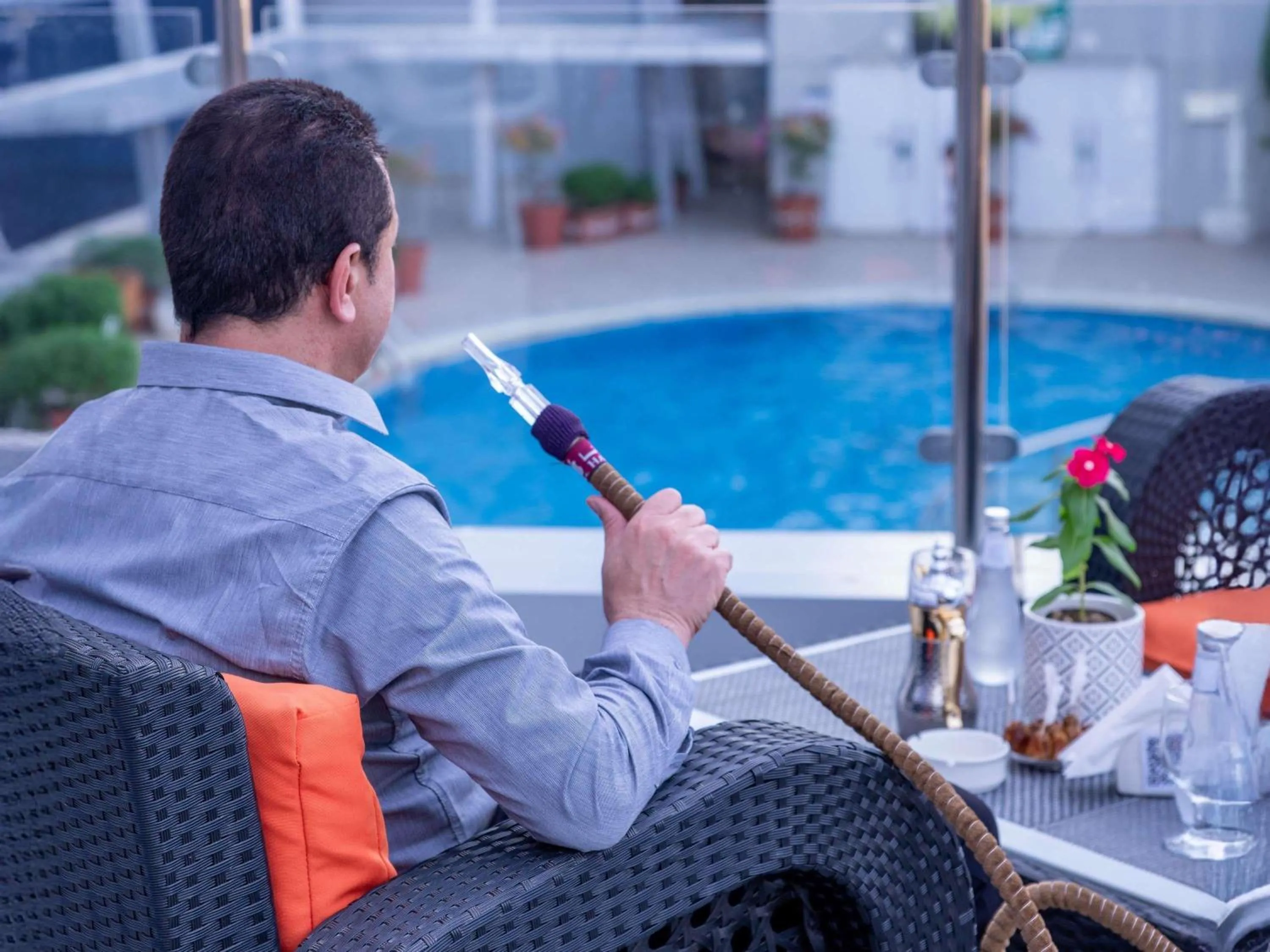 Lounge or bar in Novotel Jazan