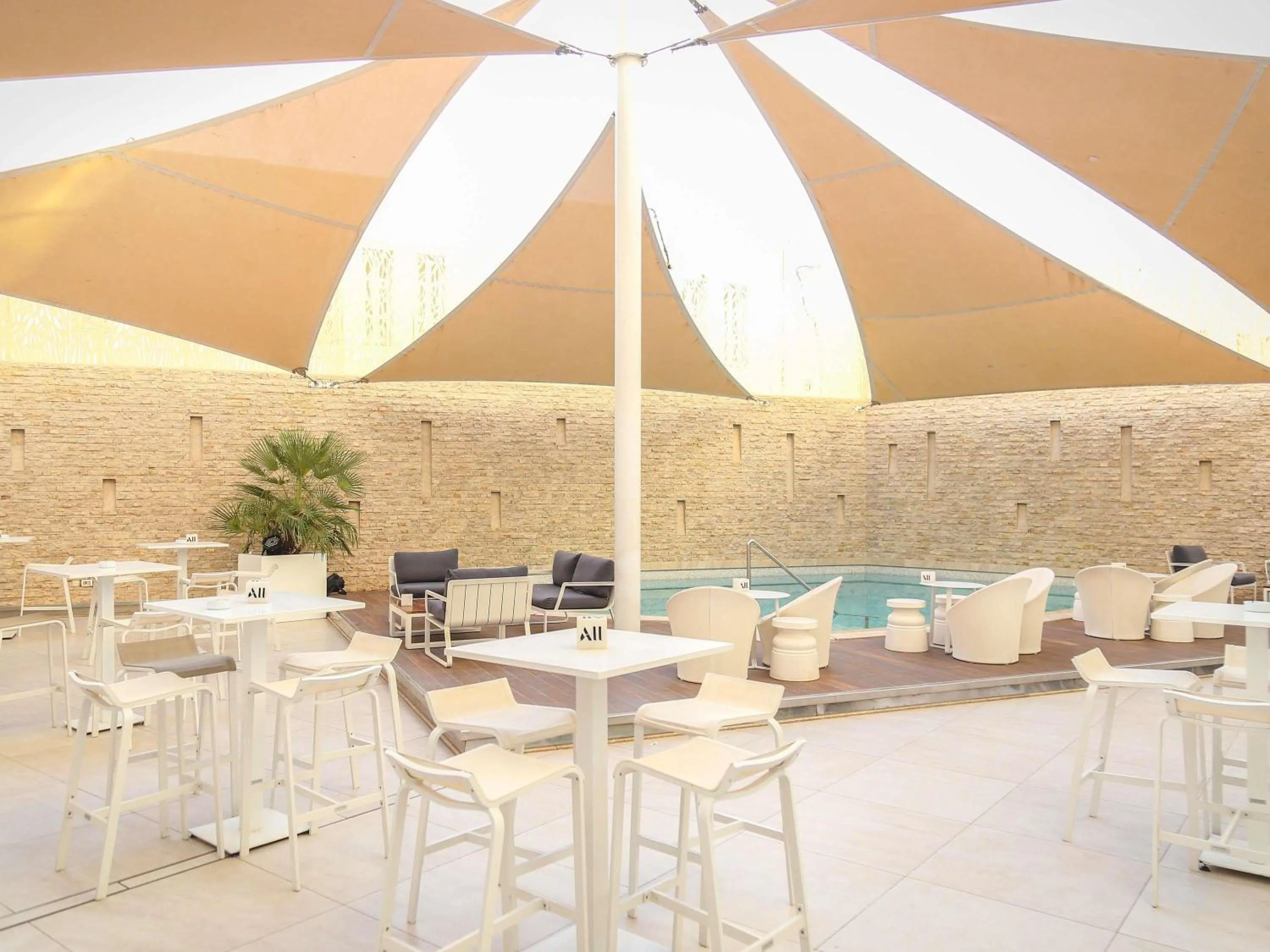 Pool view in Ibis Sfax