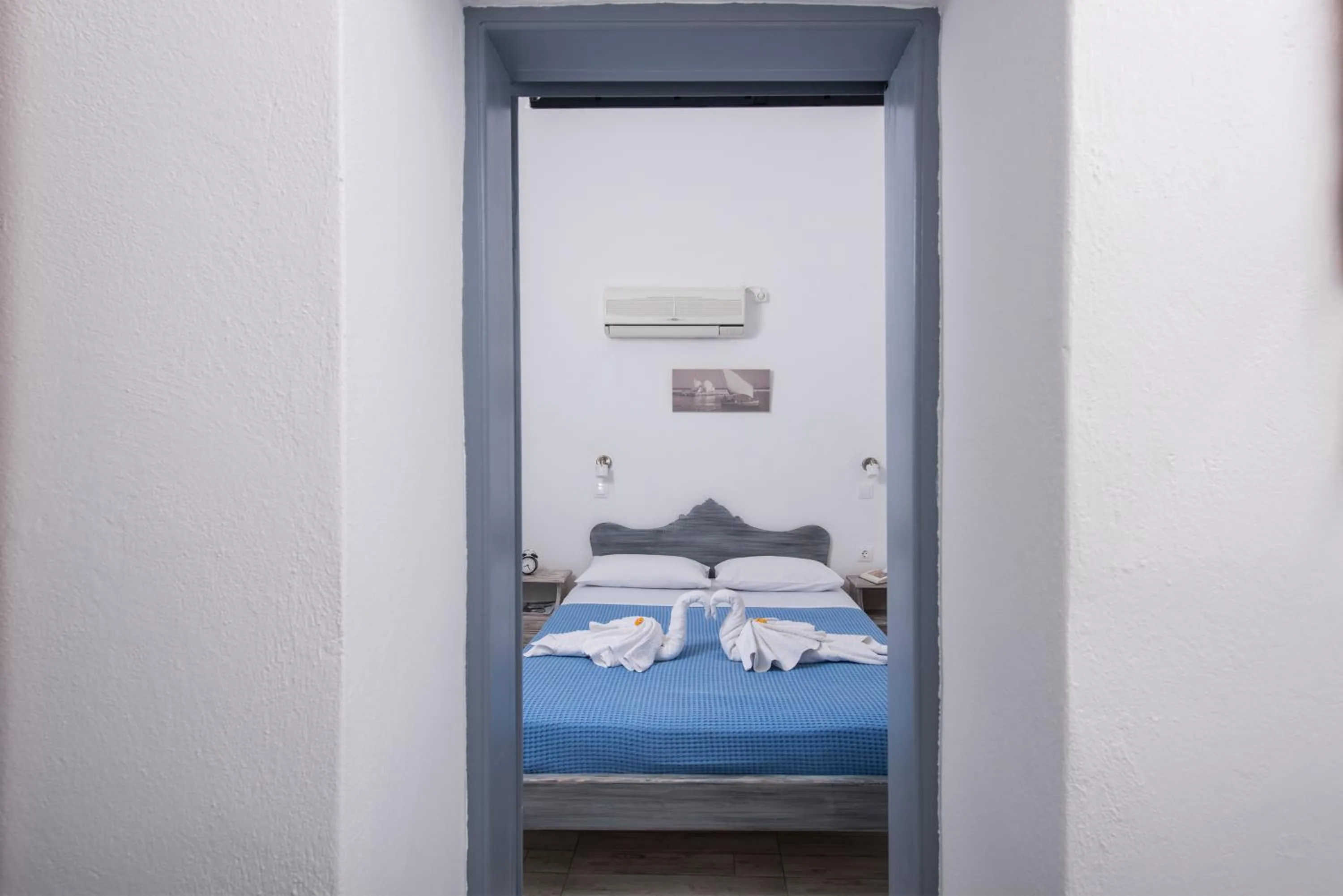 Living room, Bed in Maryloujohn Villas Oia