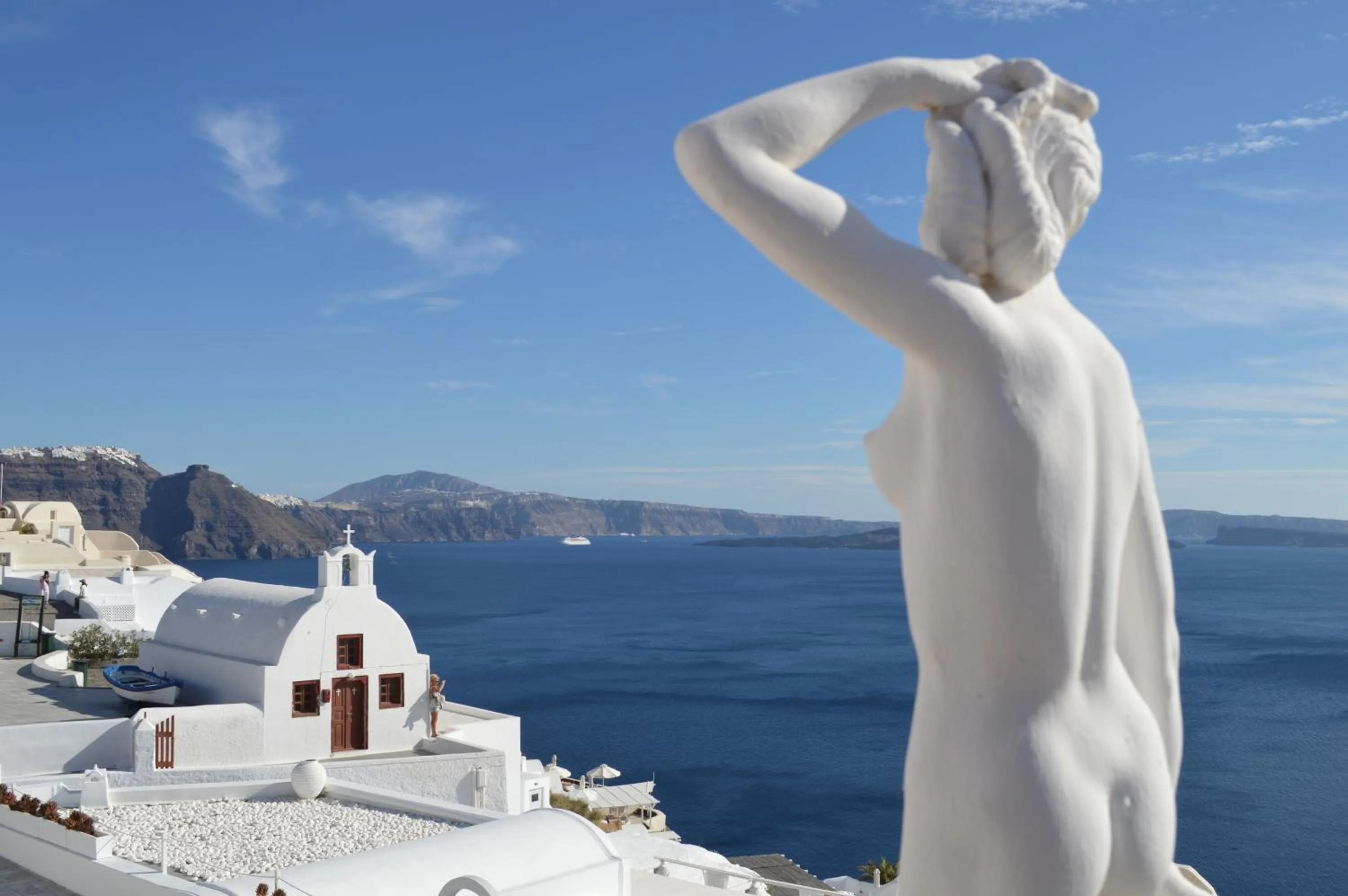 View (from property/room) in Maryloujohn Villas Oia