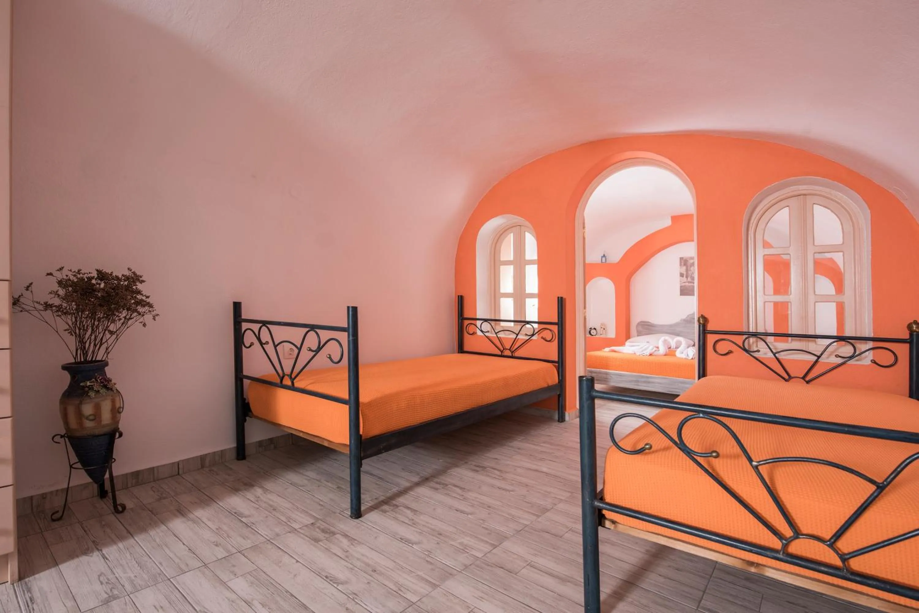 Bedroom, Bed in Maryloujohn Villas Oia