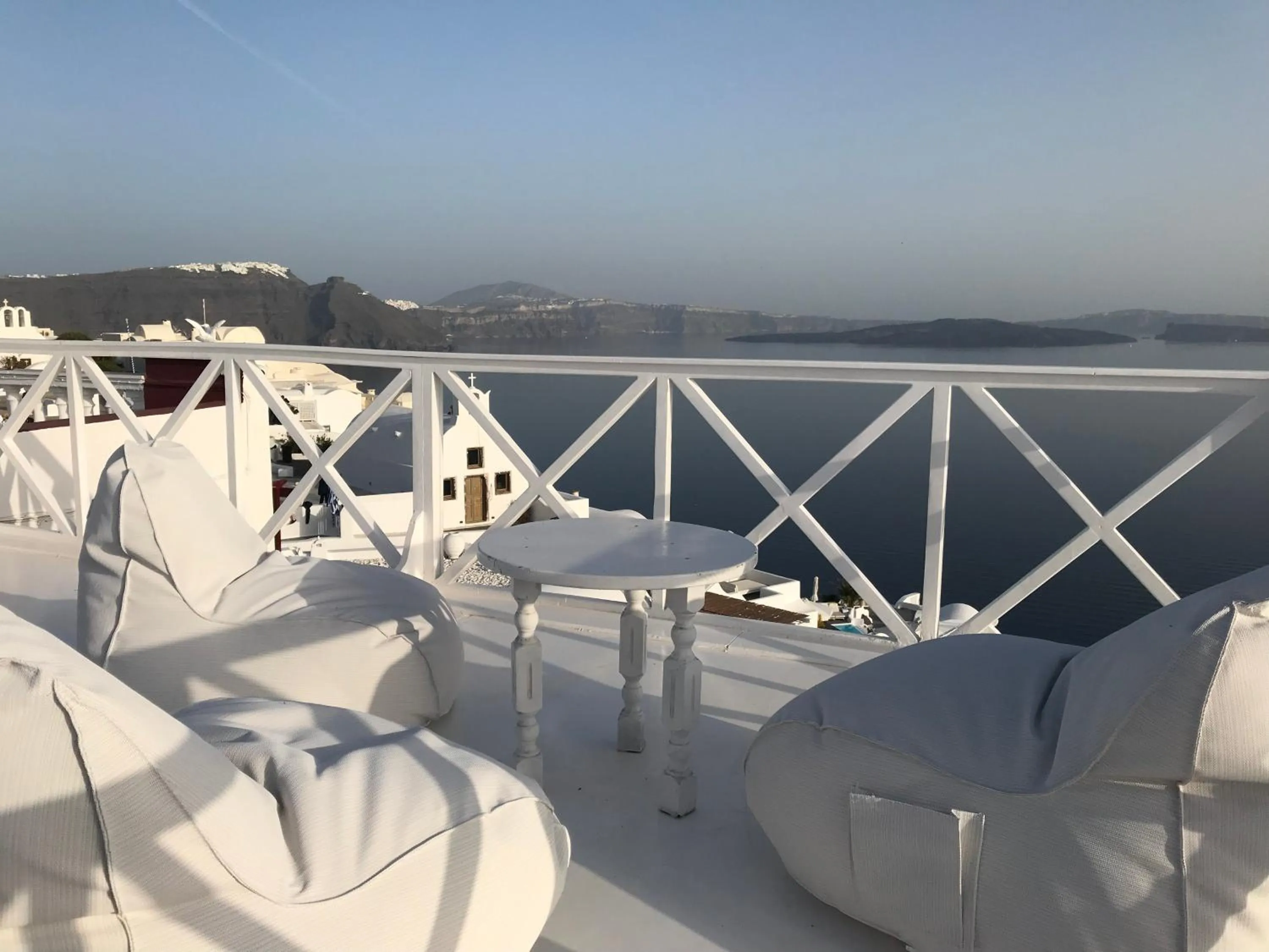 Balcony/Terrace in Maryloujohn Villas Oia