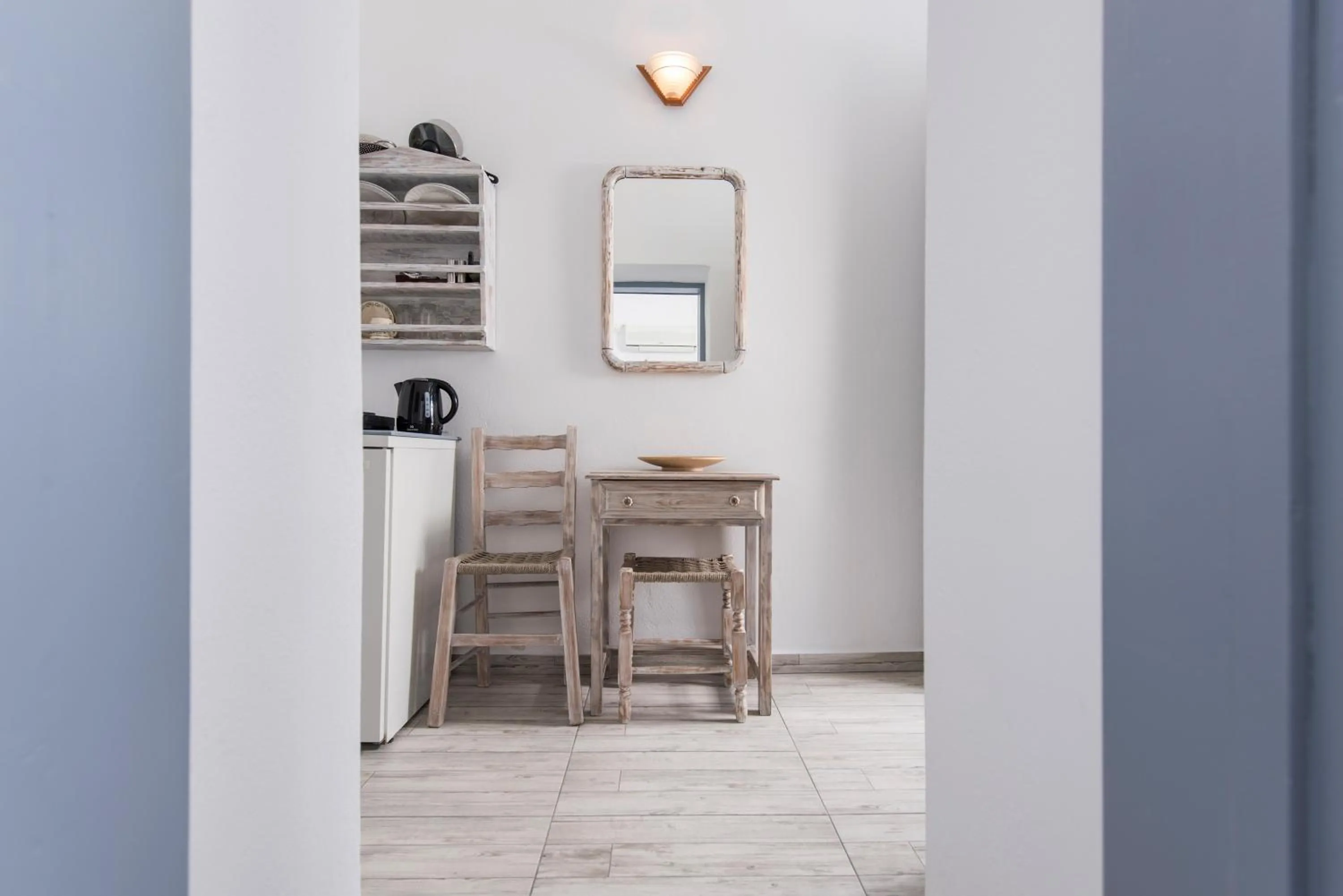 Kitchen or kitchenette in Maryloujohn Villas Oia