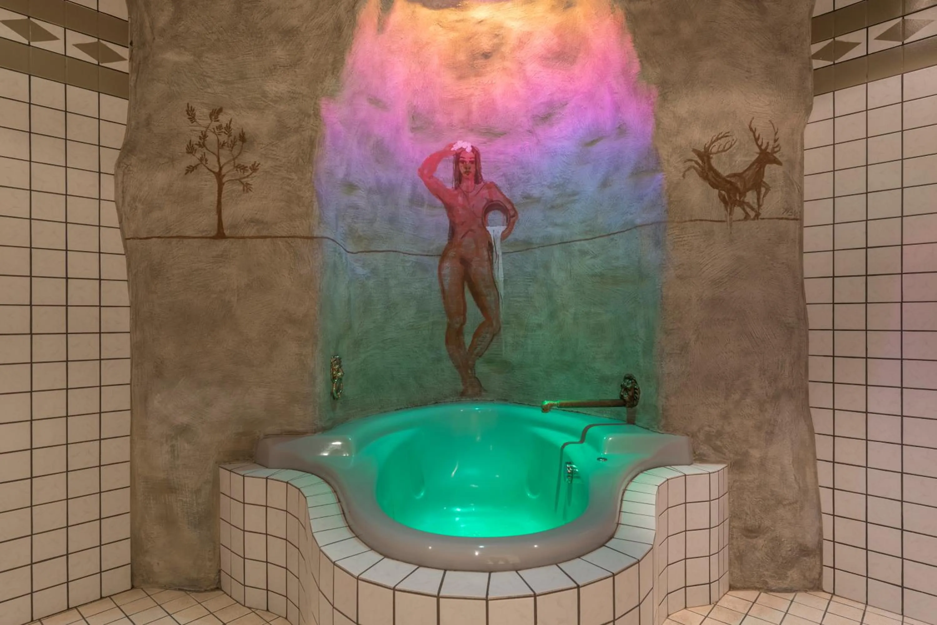 Hot Tub in Boutique Hotel Am Park