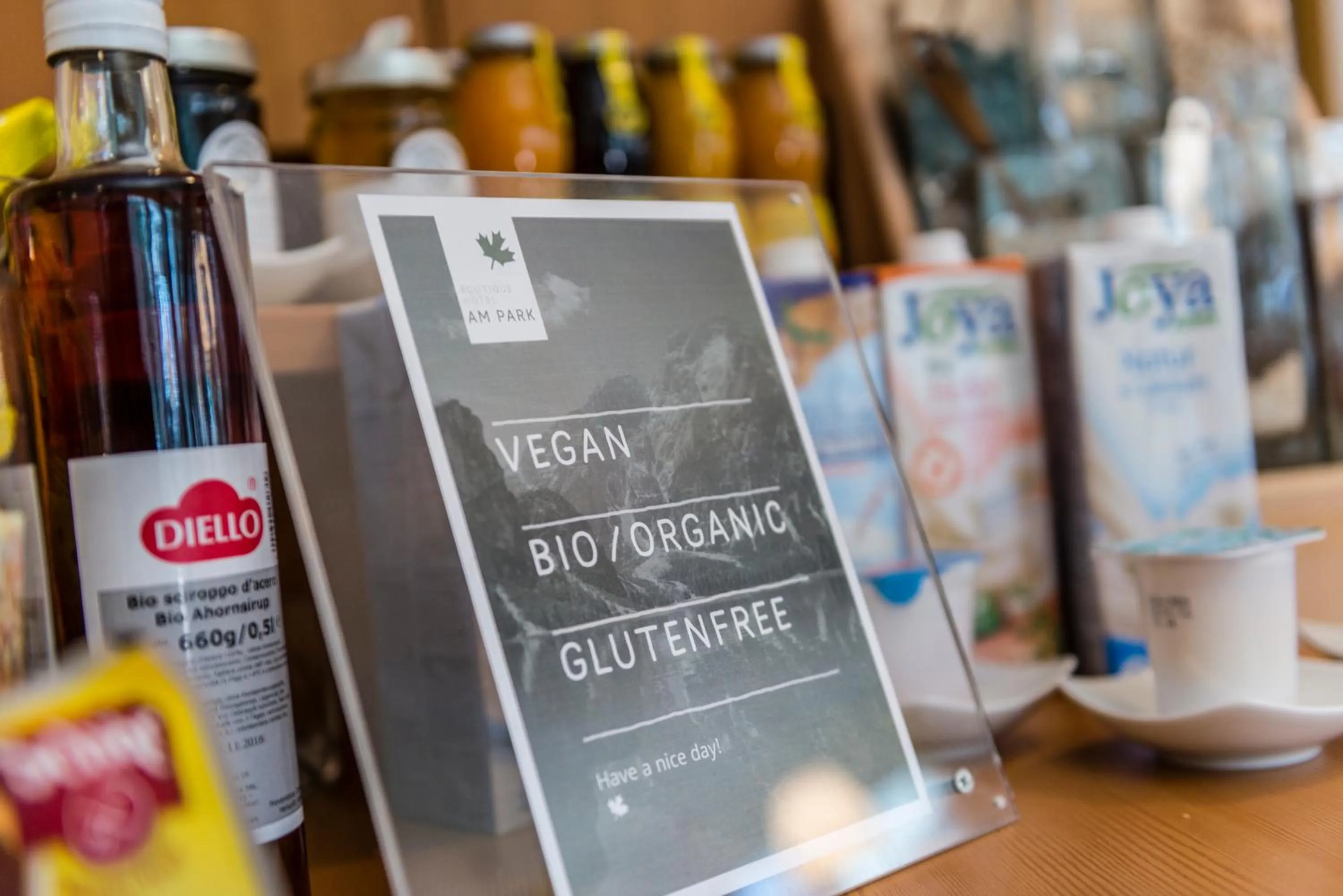 Food close-up in Boutique Hotel Am Park