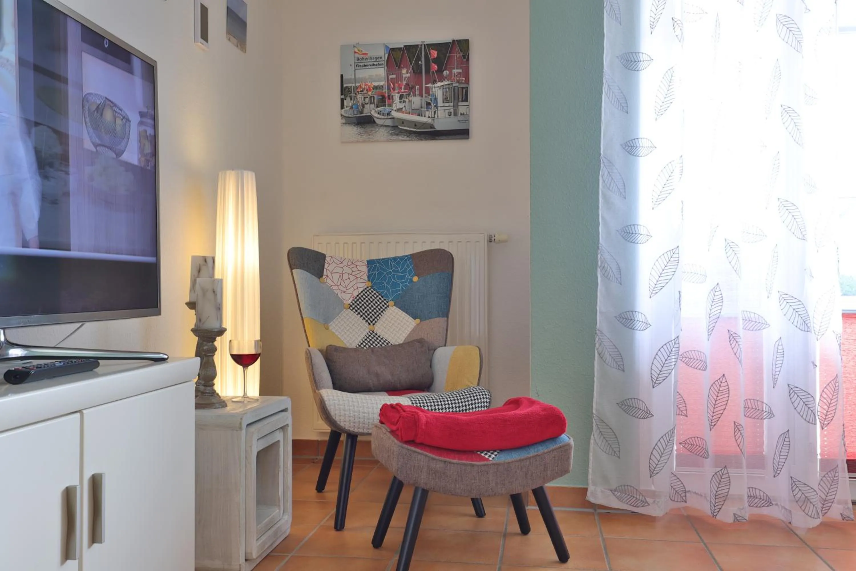 Living room in 2 Zimmer Appartement Poseidon