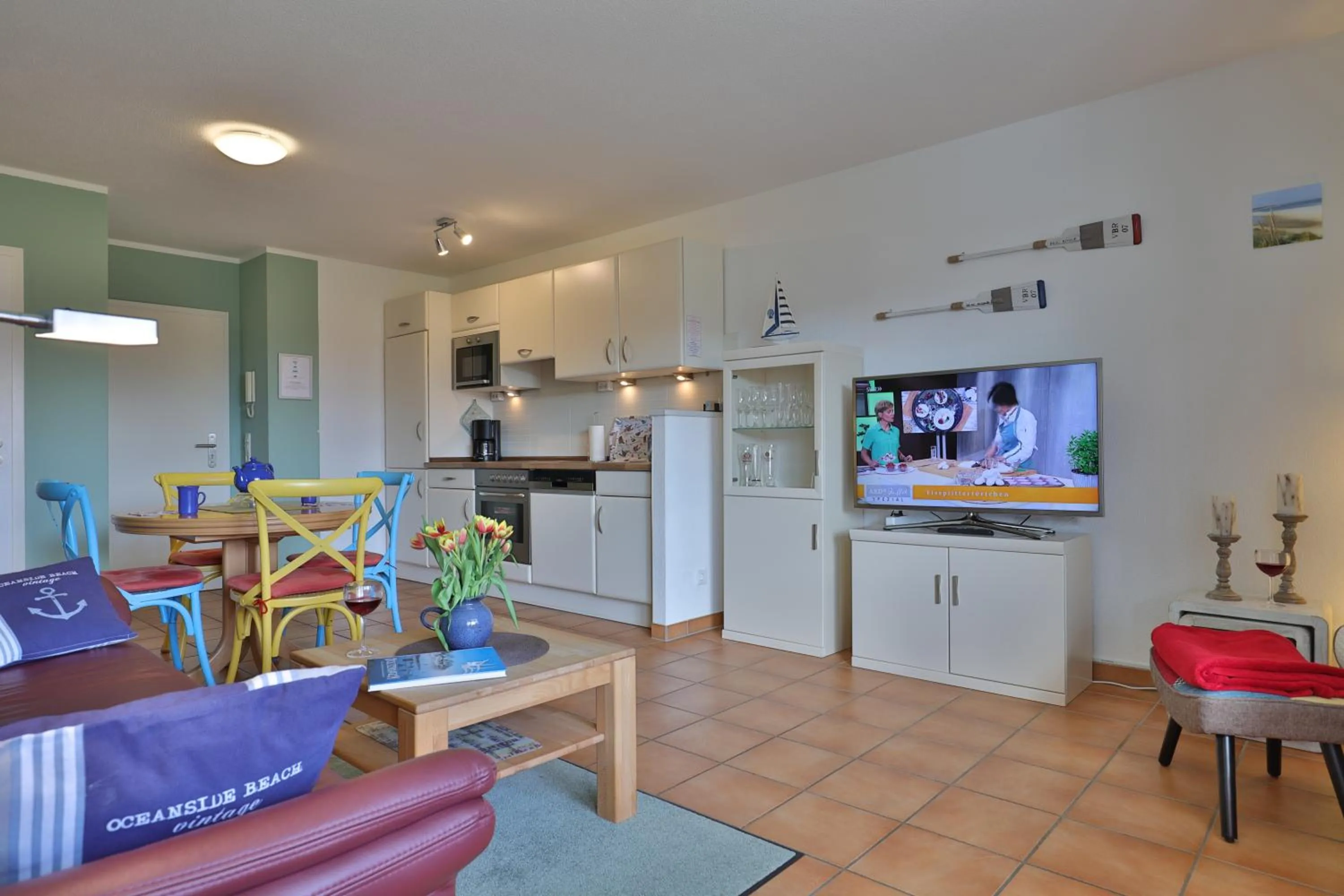 Living room in 2 Zimmer Appartement Poseidon