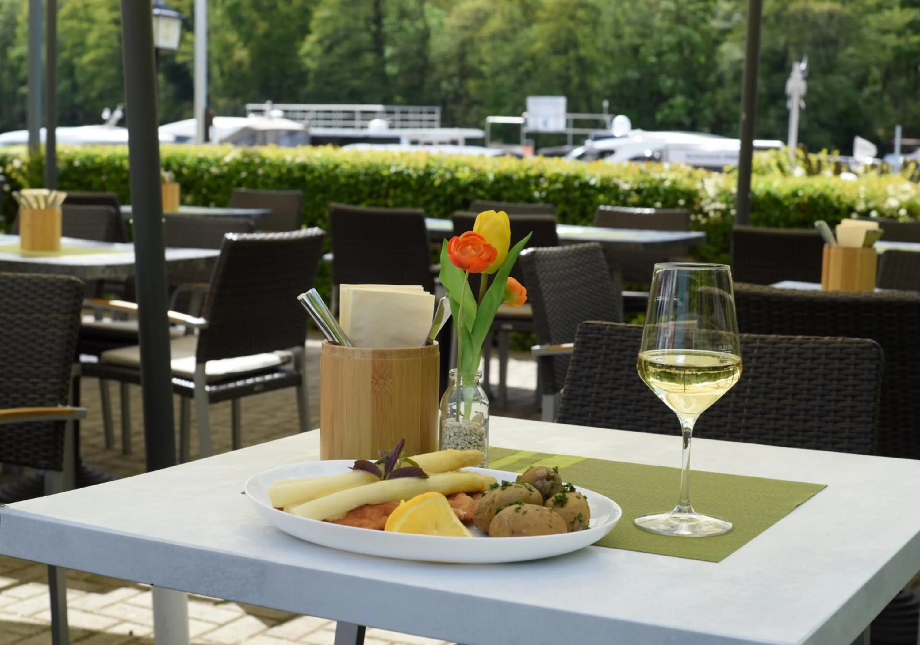 Restaurant/places to eat in Hotel Spree-idyll