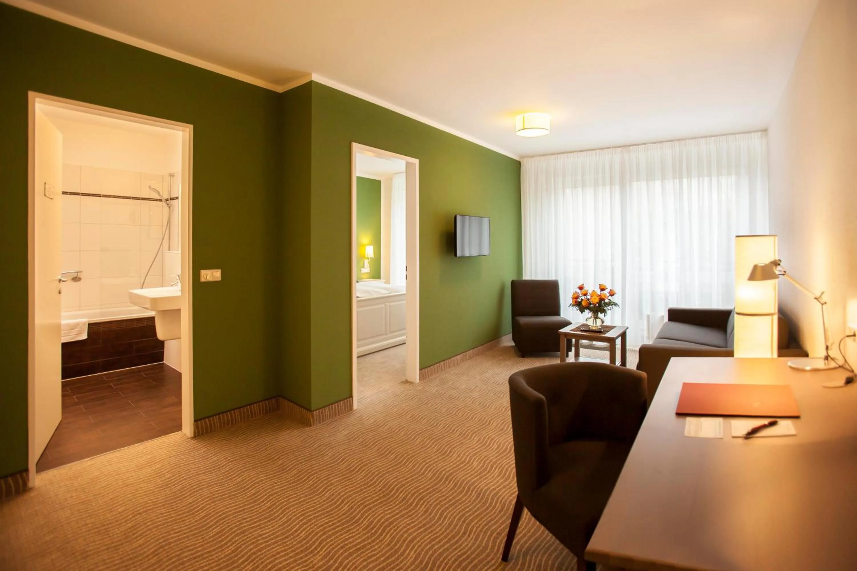 Bathroom in Hotel Spree-idyll