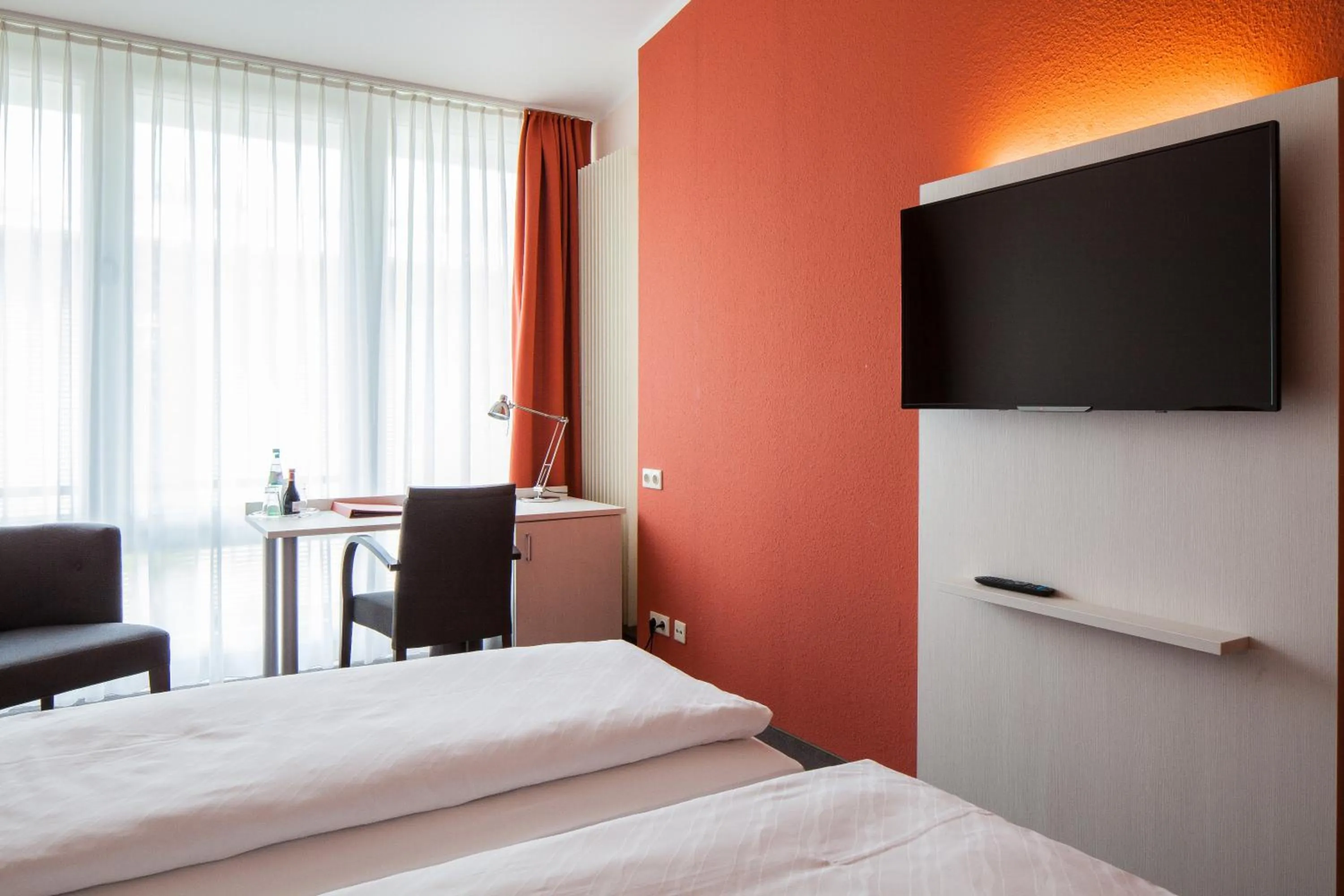 Photo of the whole room, Bed in Hotel Spree-idyll