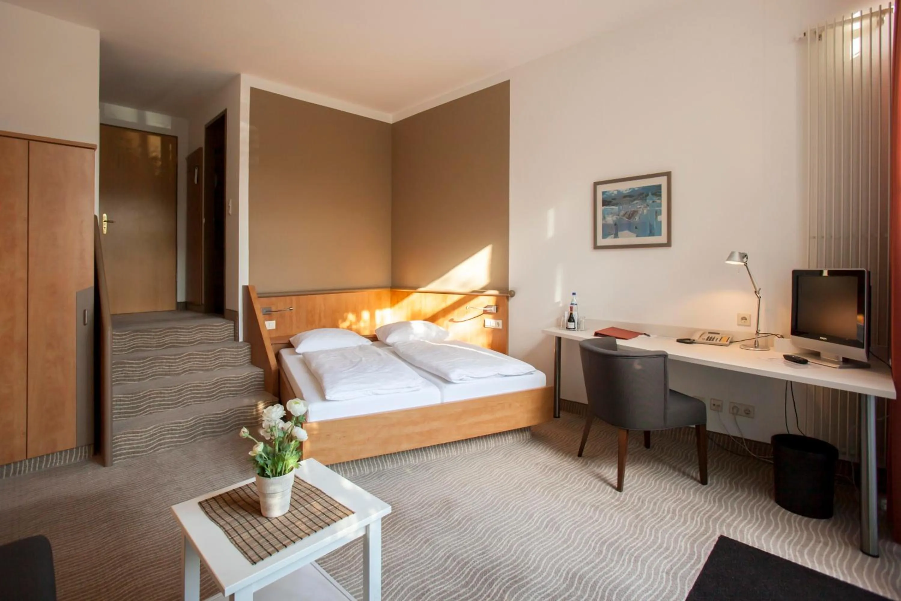 Bed in Hotel Spree-idyll