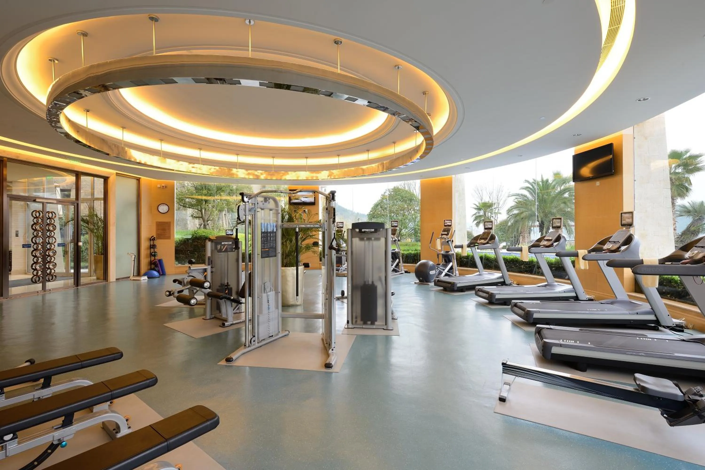 Fitness centre/facilities in Hilton Hangzhou Qiandao Lake Resort