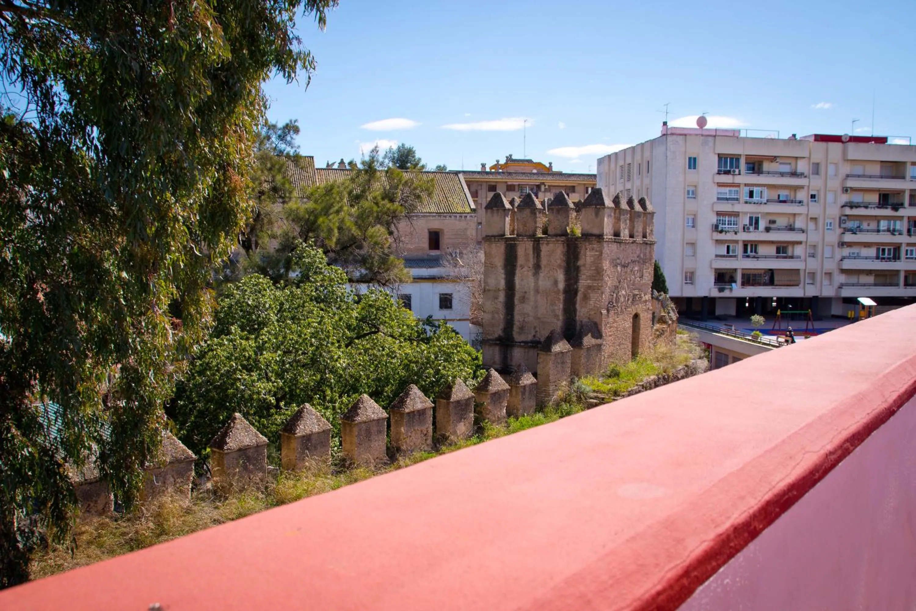 Landmark view in Hostal La Muralla