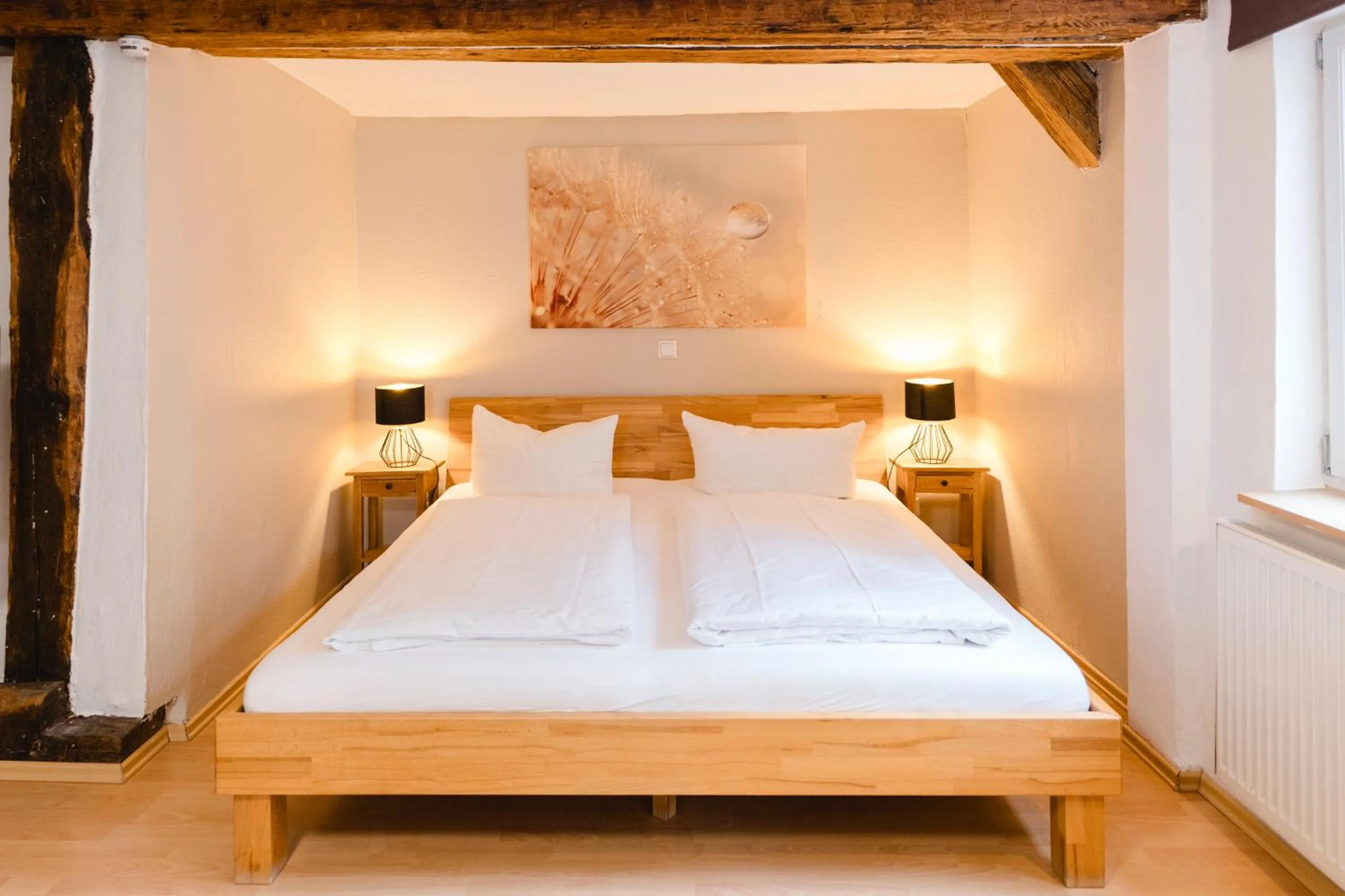 Bed in Landhotel im Hexenwinkel