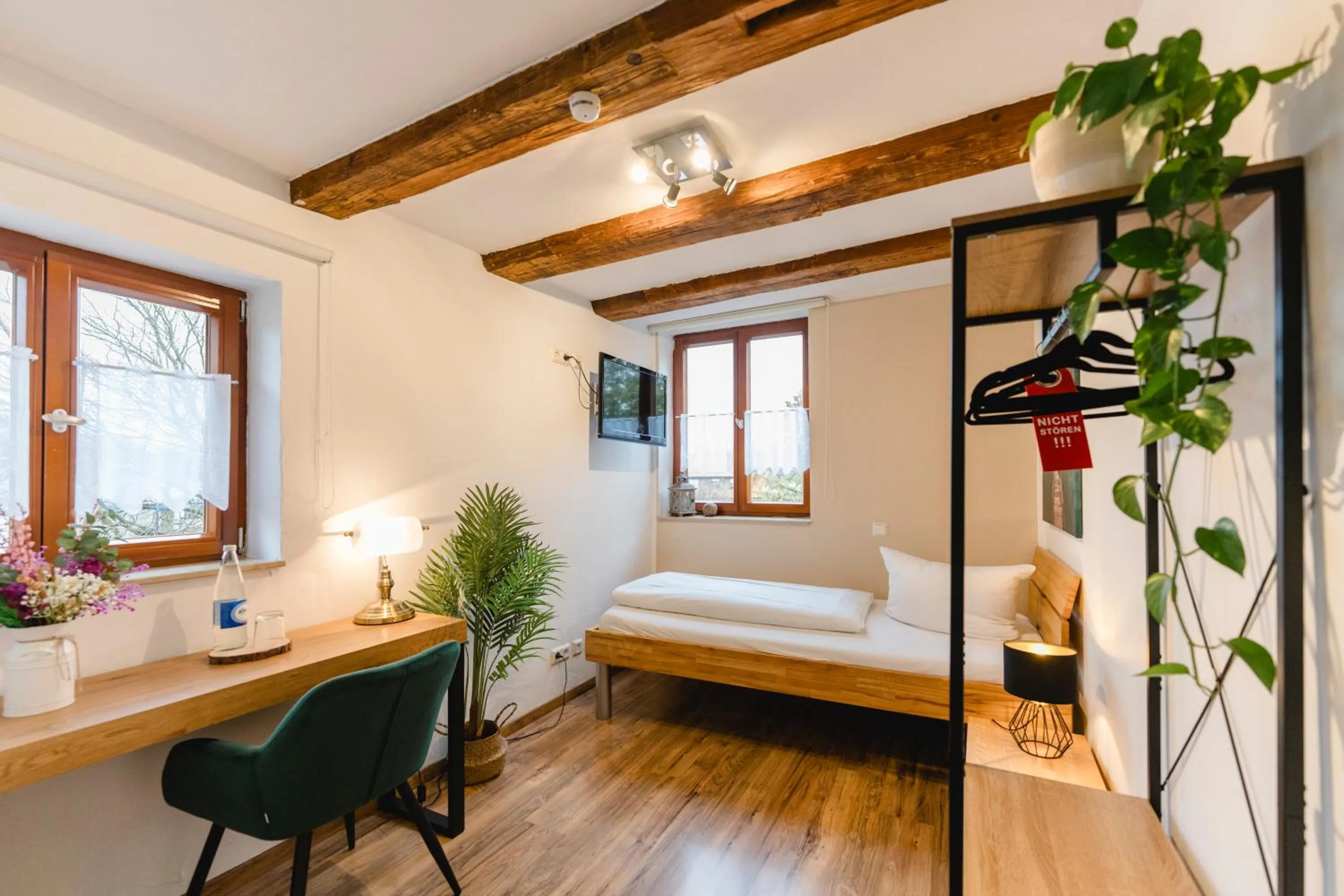 Photo of the whole room, Bed in Landhotel im Hexenwinkel