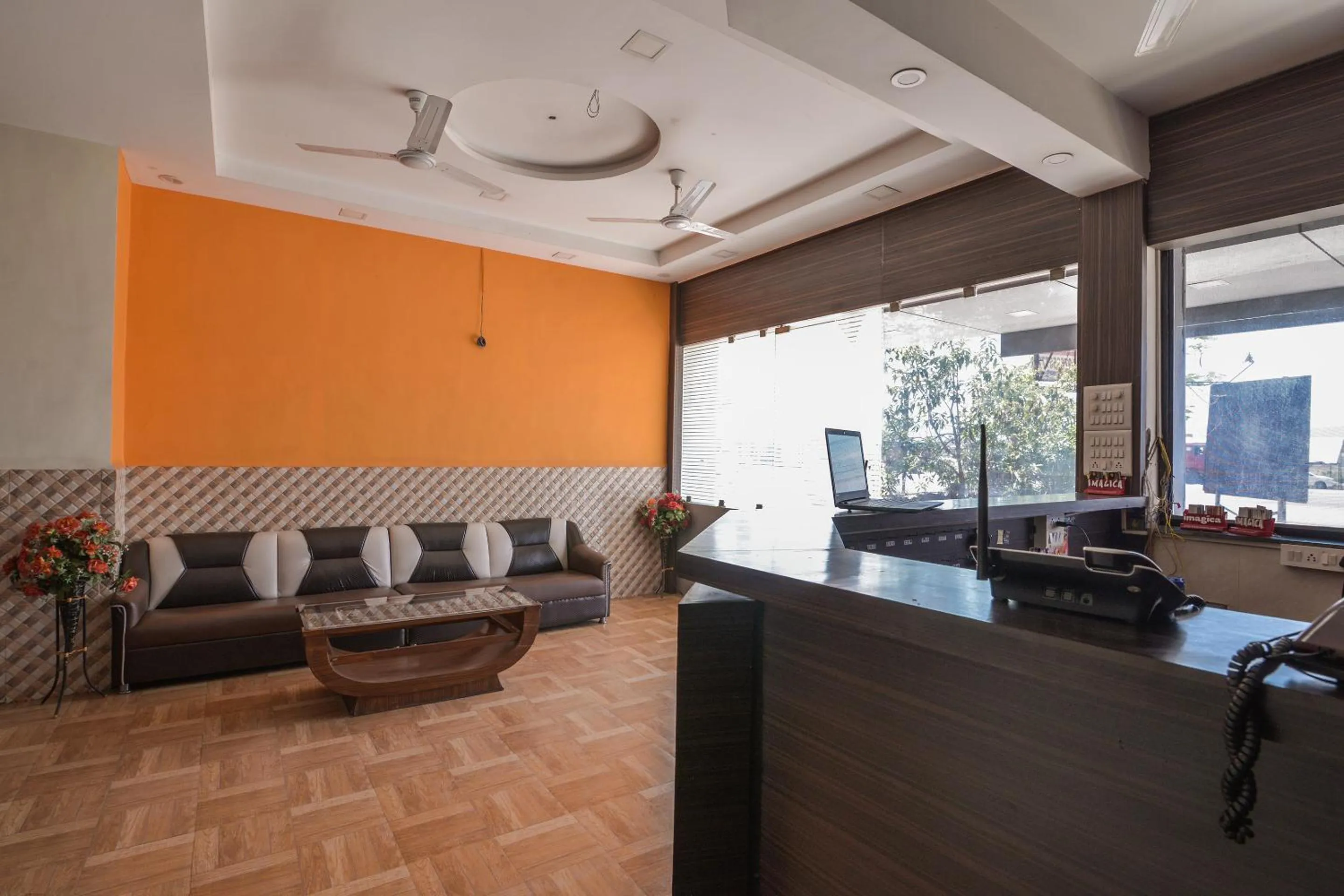 Lobby or reception in Hotel Om Palace