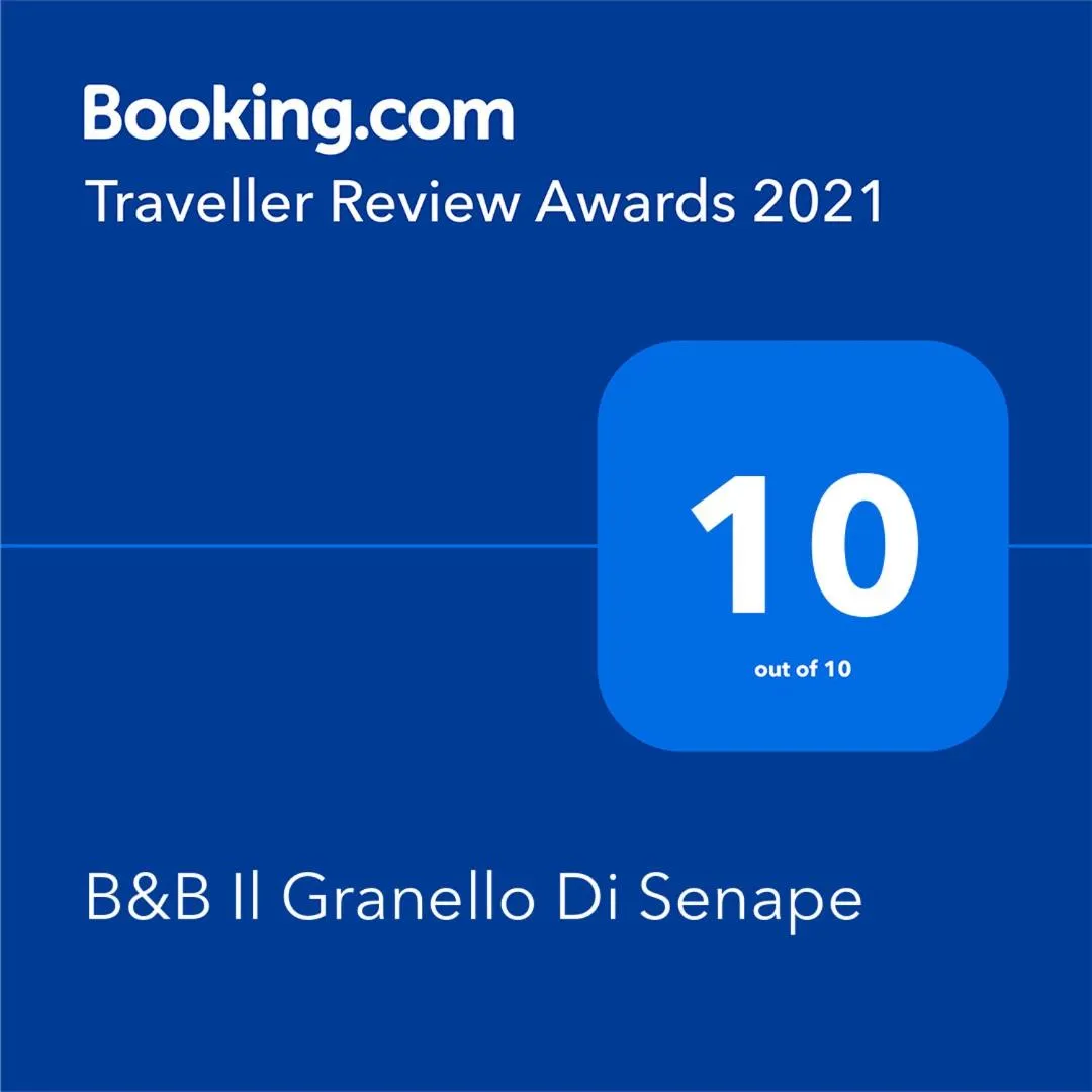 Certificate/Award in B&B Il Granello Di Senape