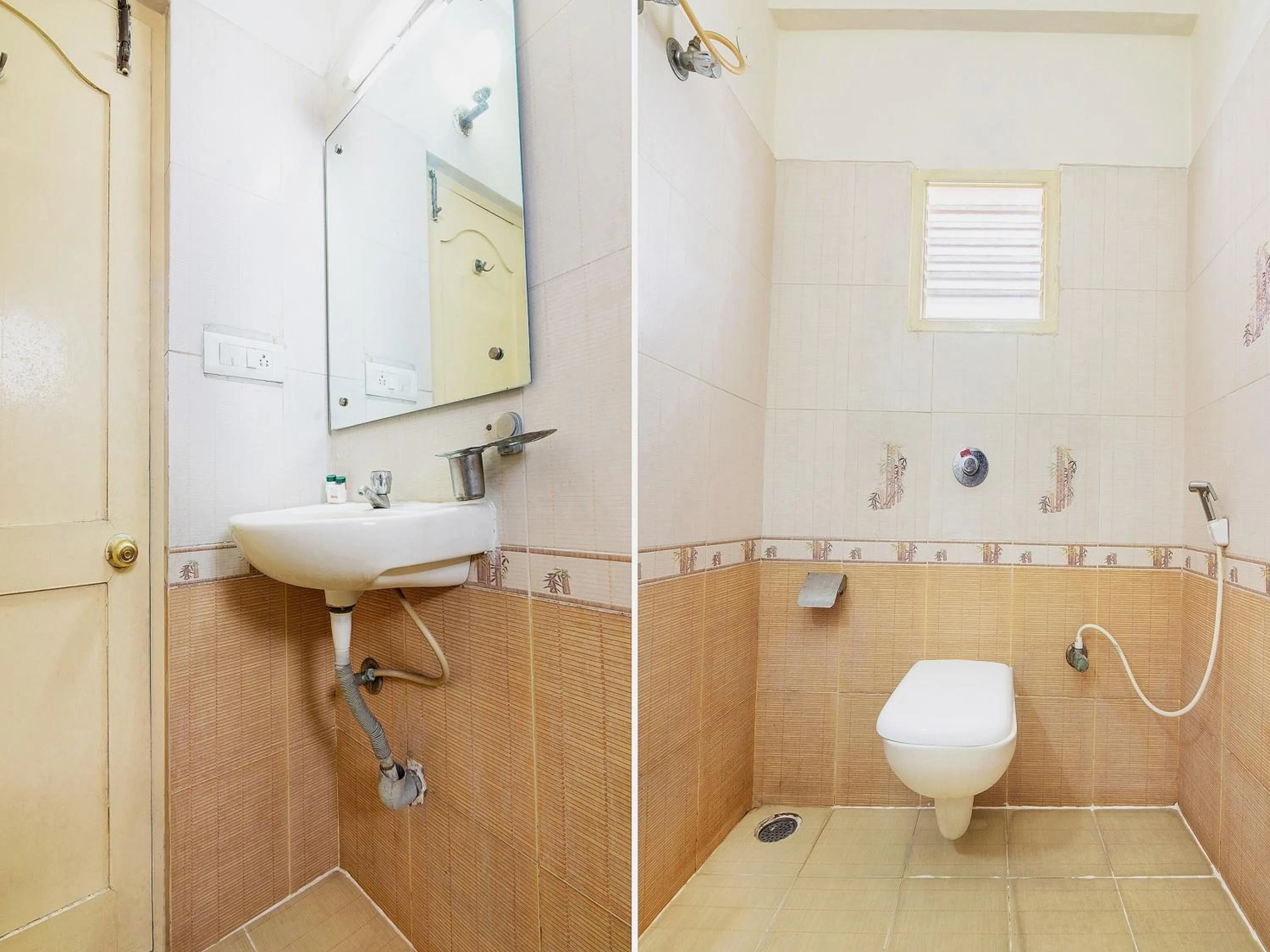 Bathroom in Hotel O Sree Balaji Residency