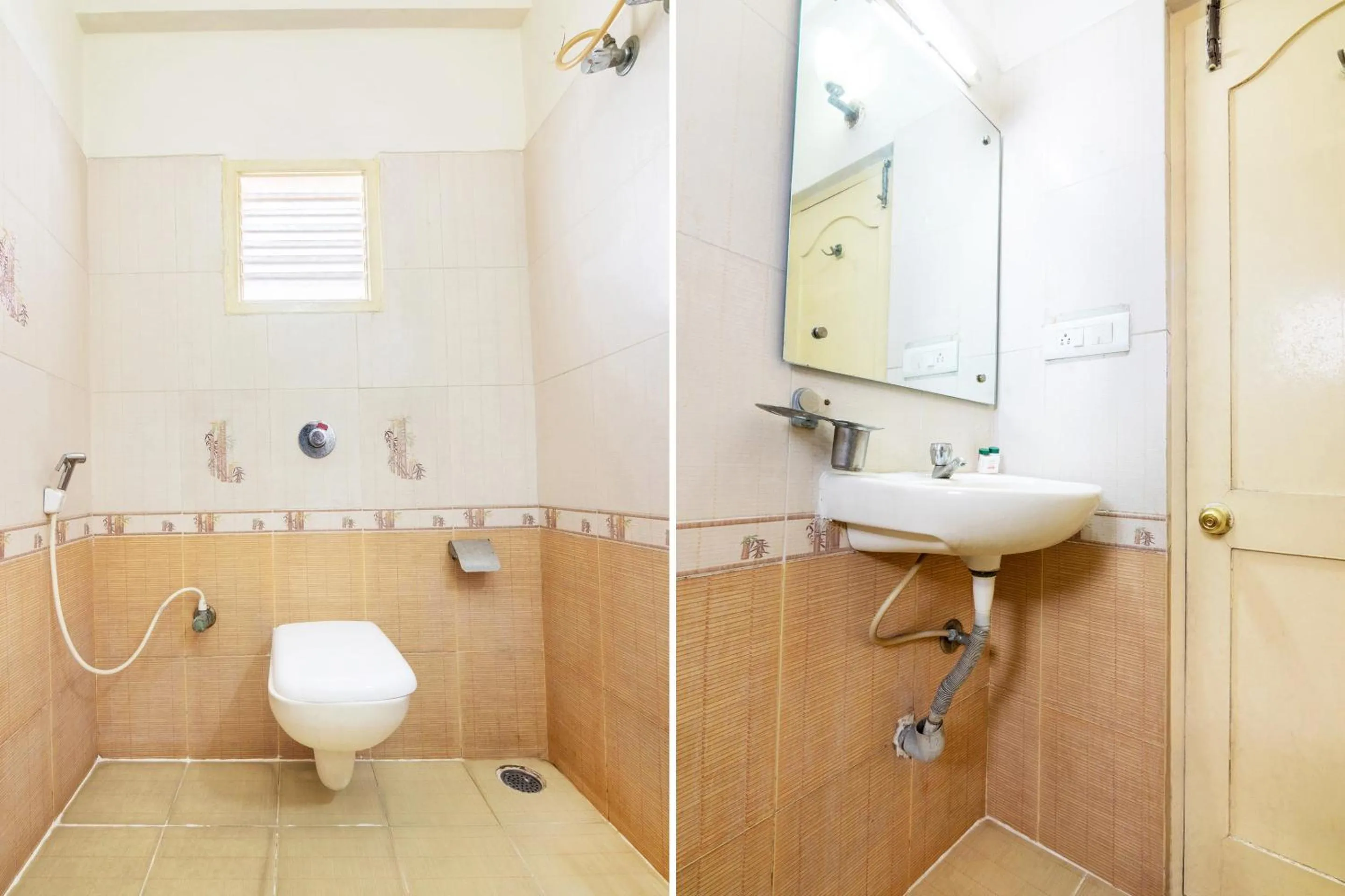 Bathroom in Hotel O Sree Balaji Residency