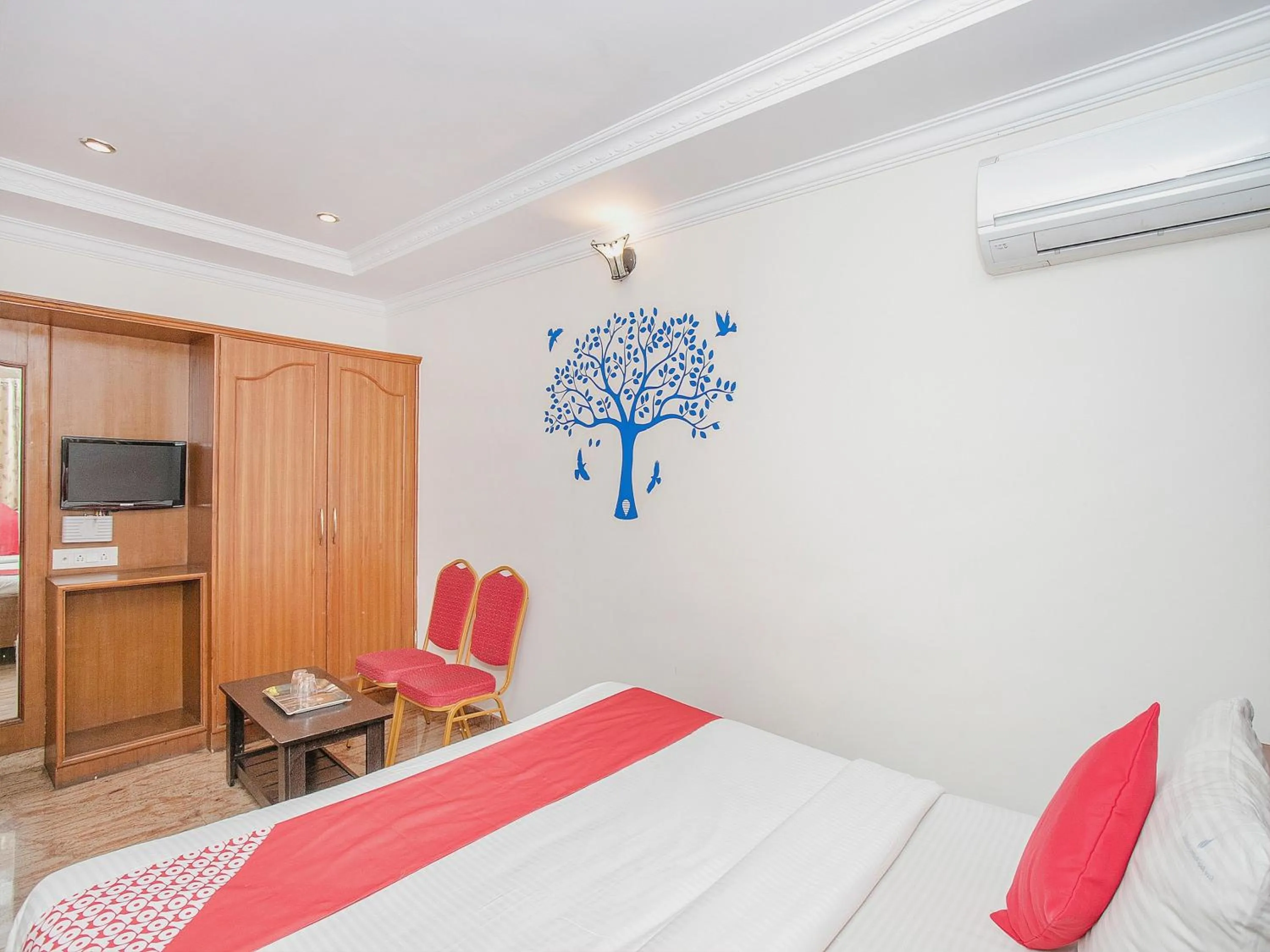 Bedroom in Hotel O Sree Balaji Residency