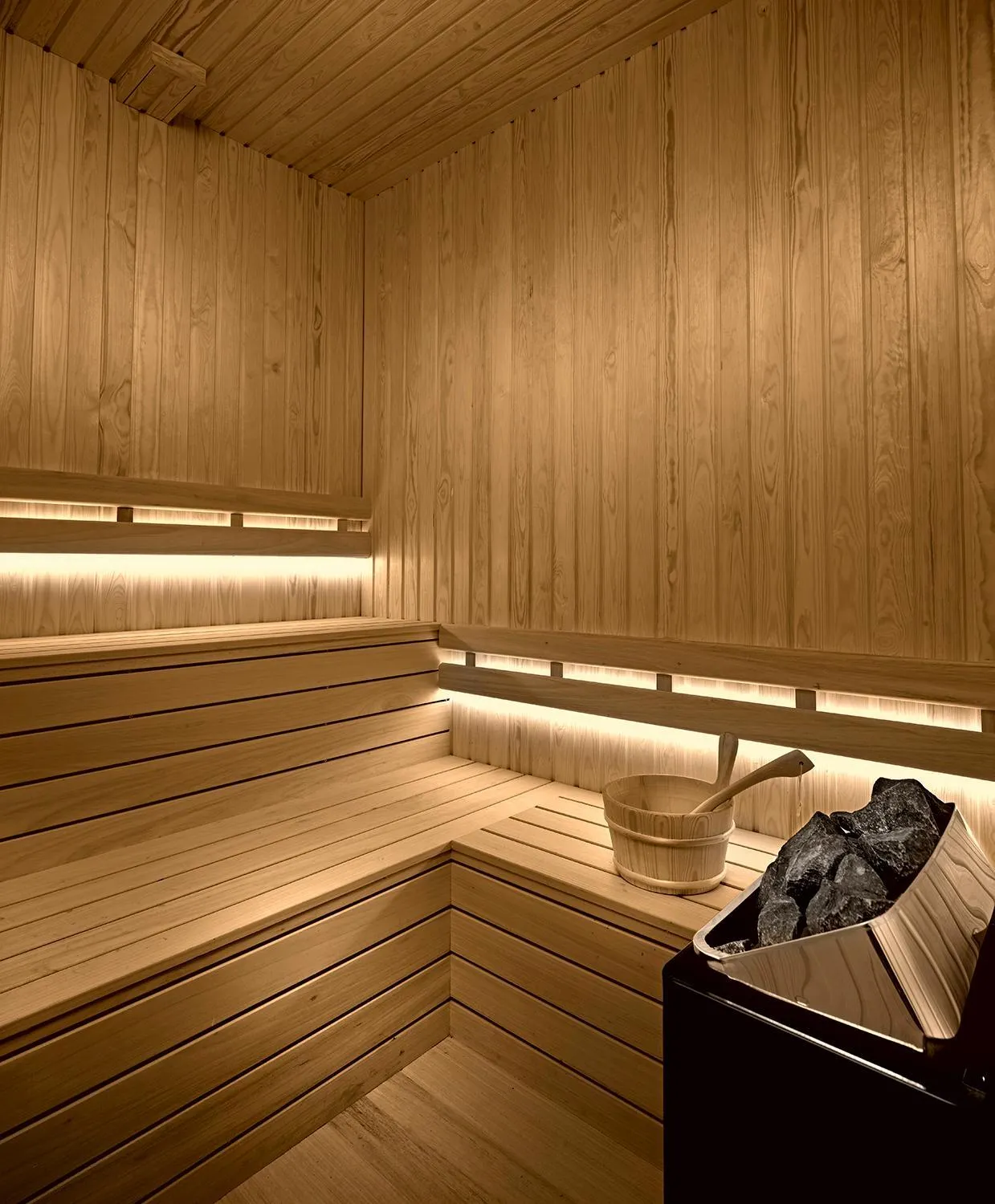 Sauna in Antmare Hotel