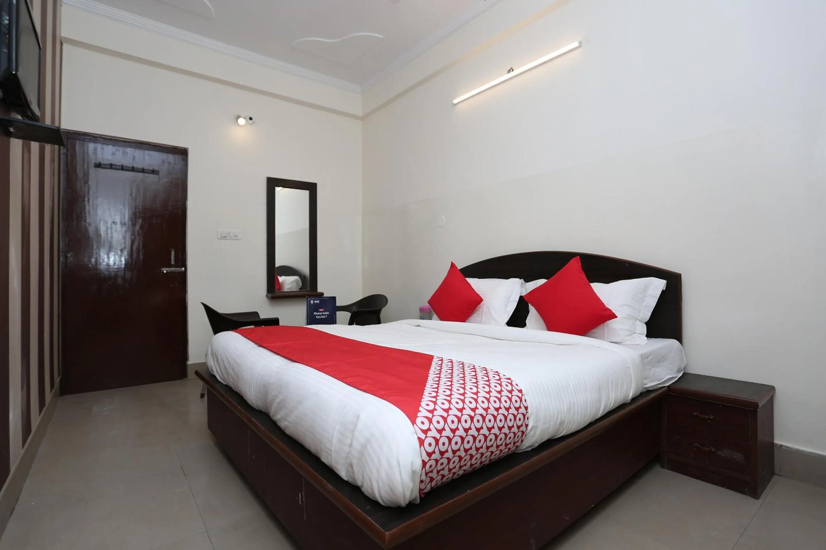 Bedroom, Bed in Hotel O by OYO Shiva Palace