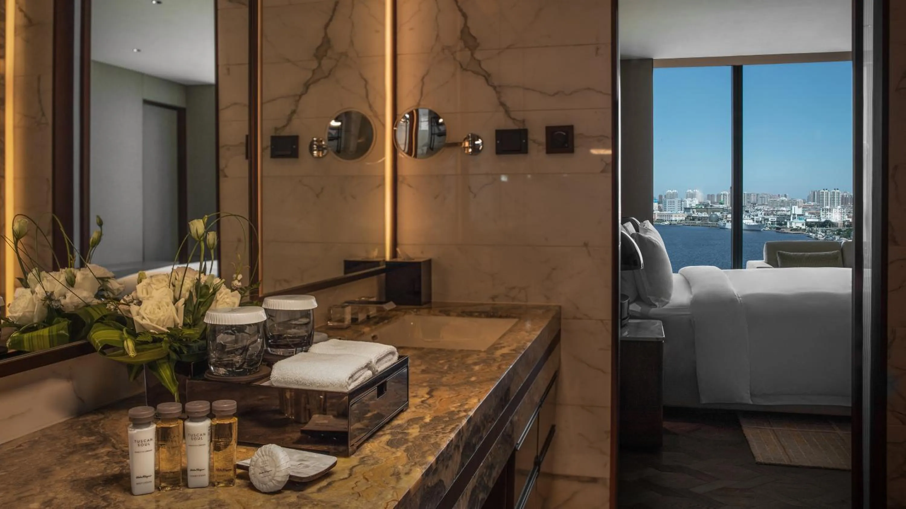 Shower in InterContinental Tianjin Yujiapu Hotel & Residences by IHG