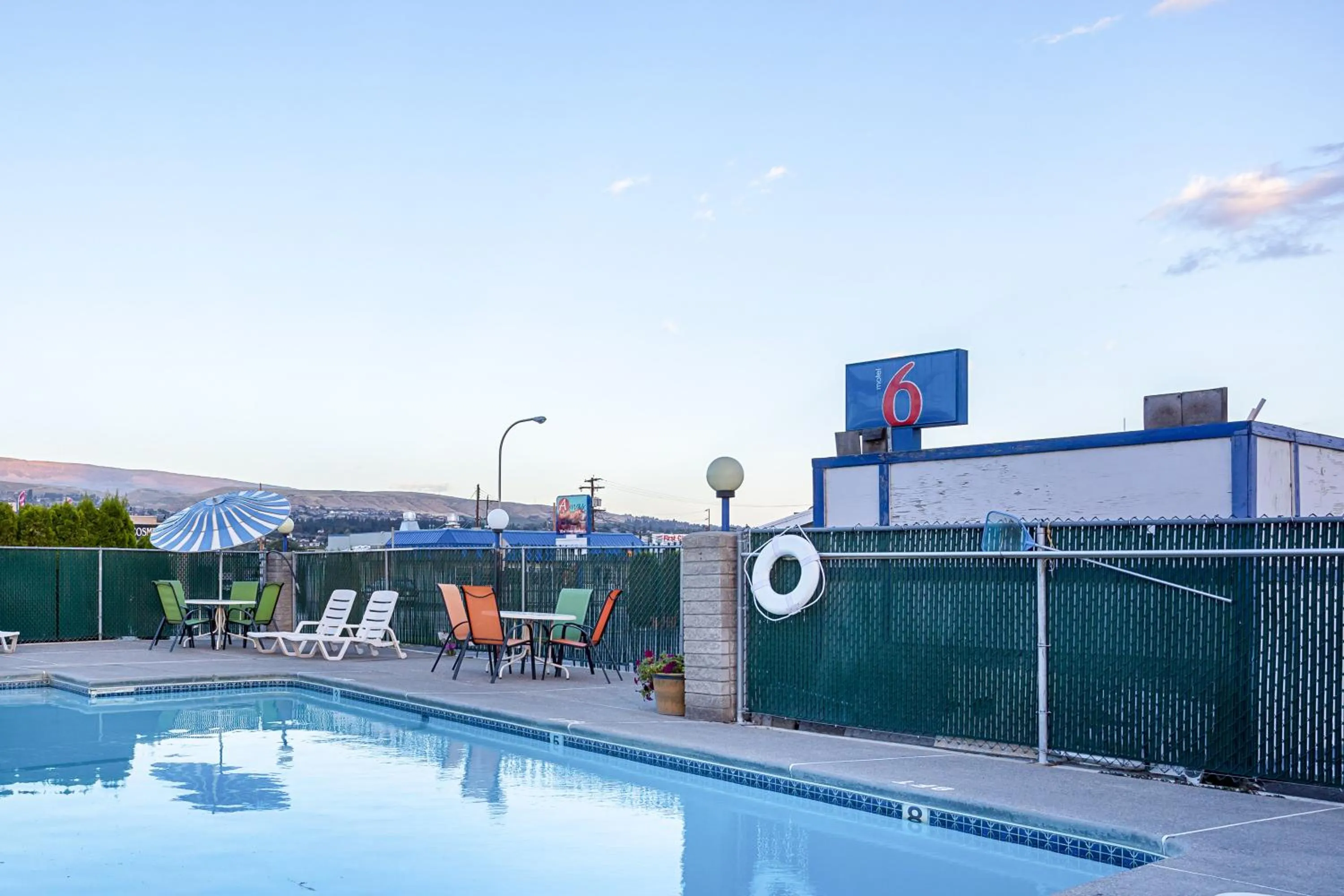 Swimming pool in Motel 6-Wenatchee, WA