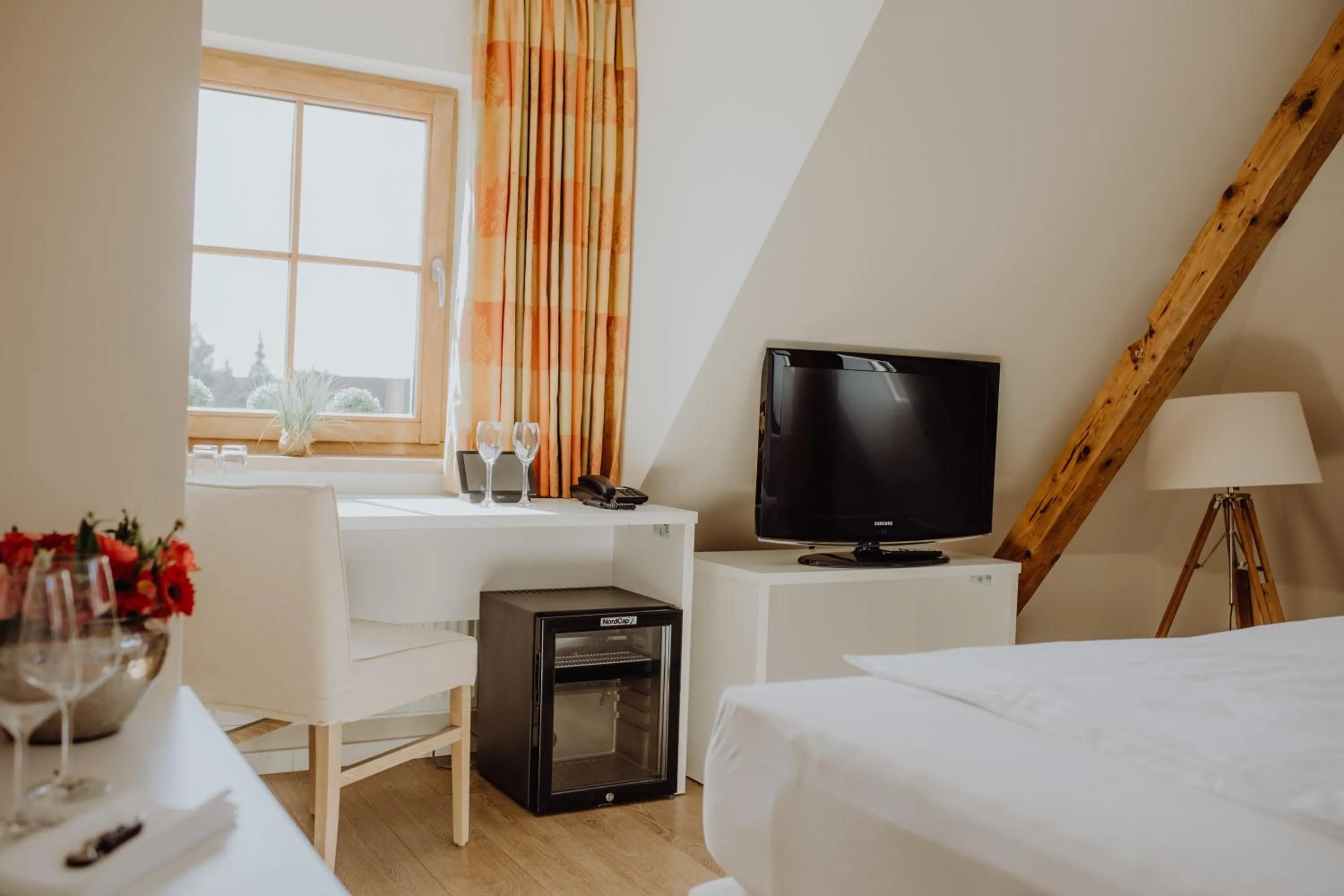 Decorative detail, Bed in Hotel Havelser Hof