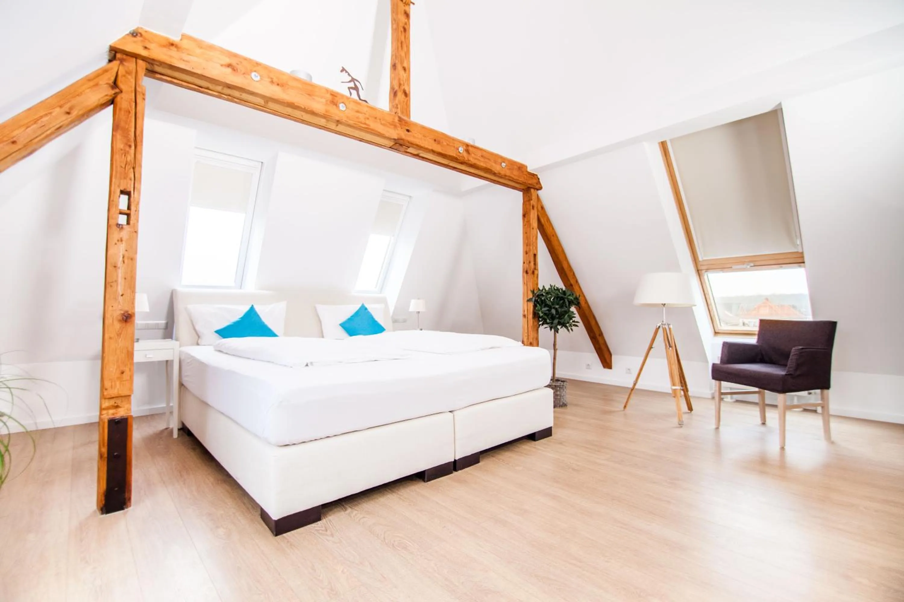 Bed in Hotel Havelser Hof