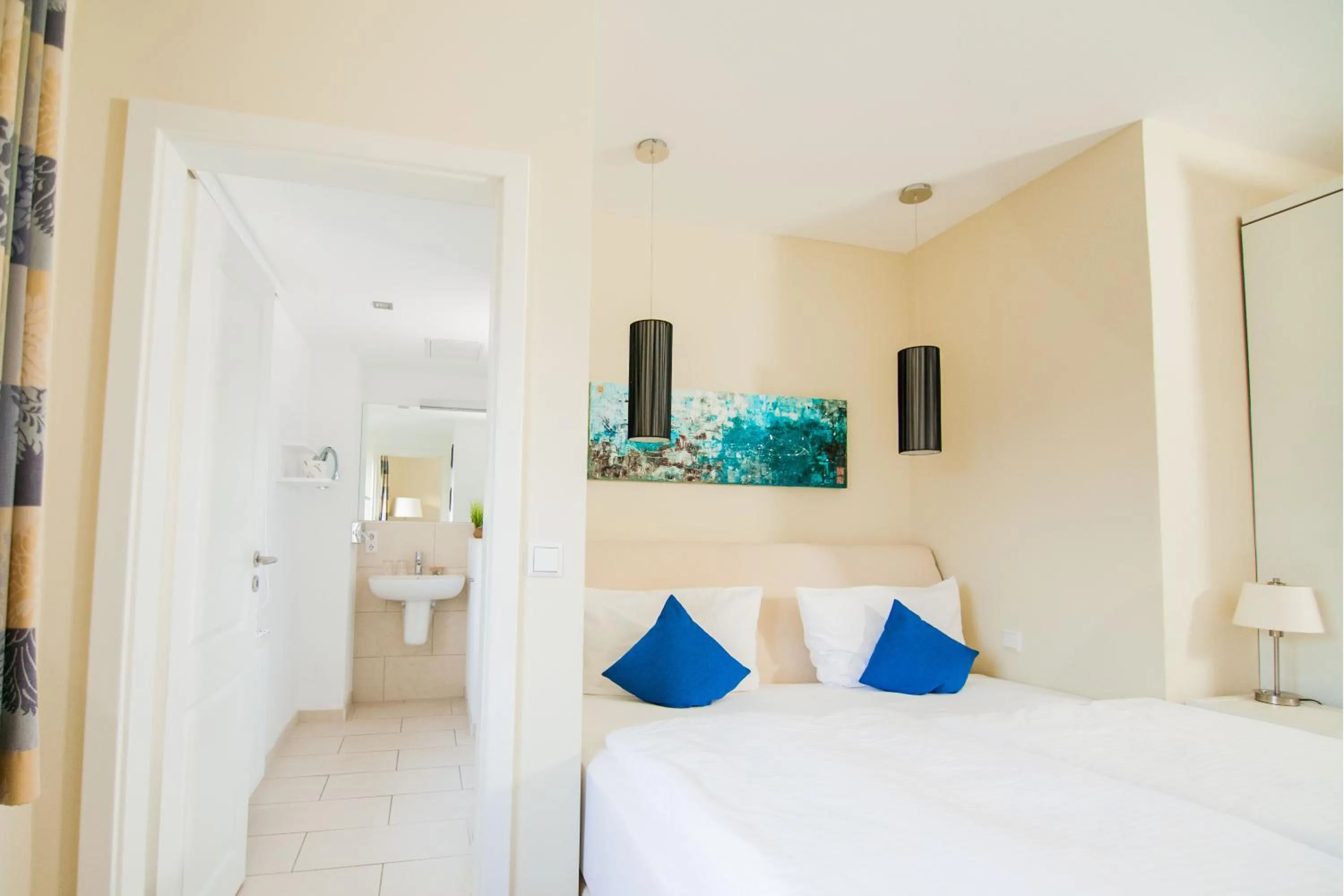 Bed in Hotel Havelser Hof