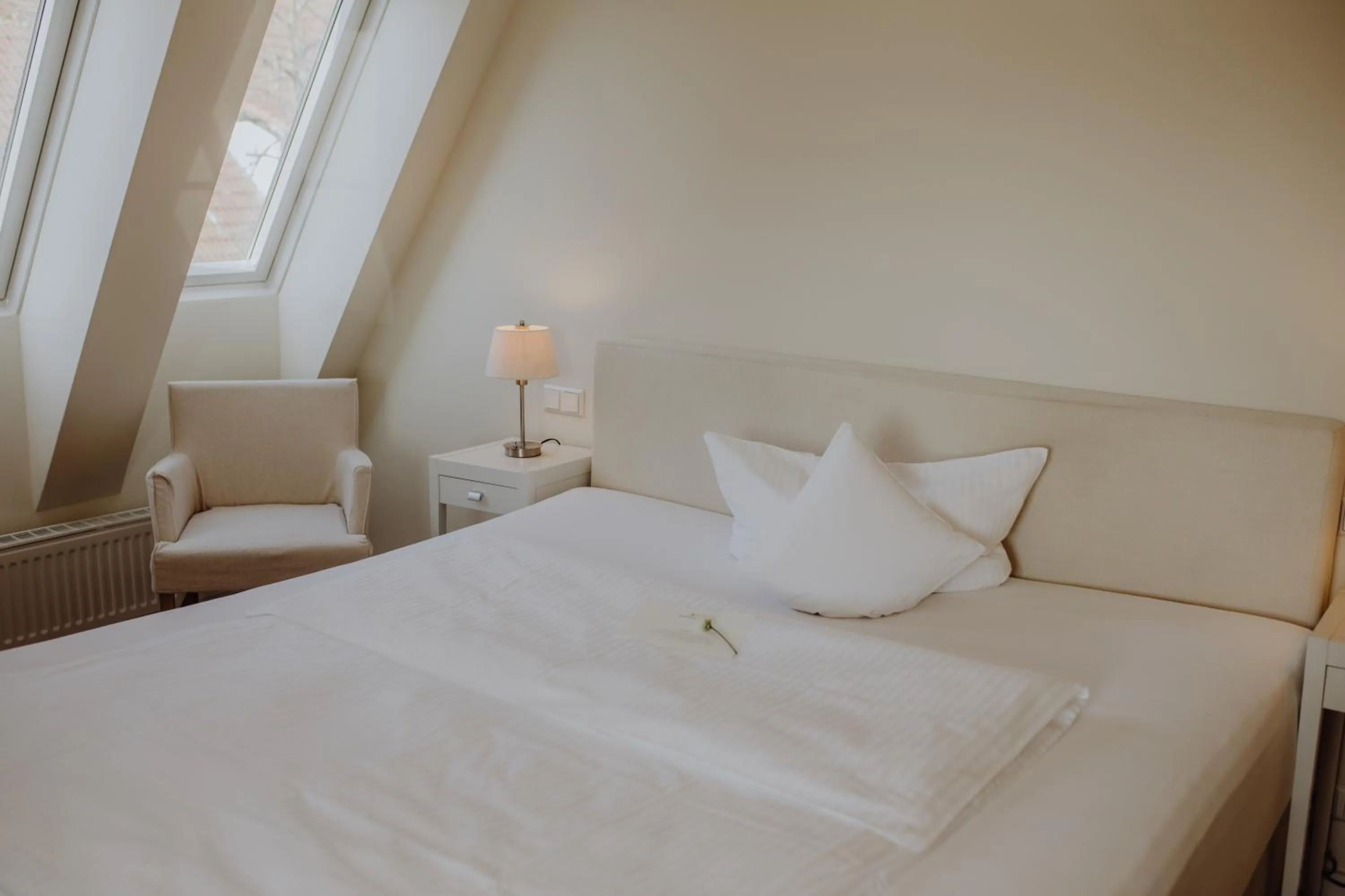 Bed in Hotel Havelser Hof