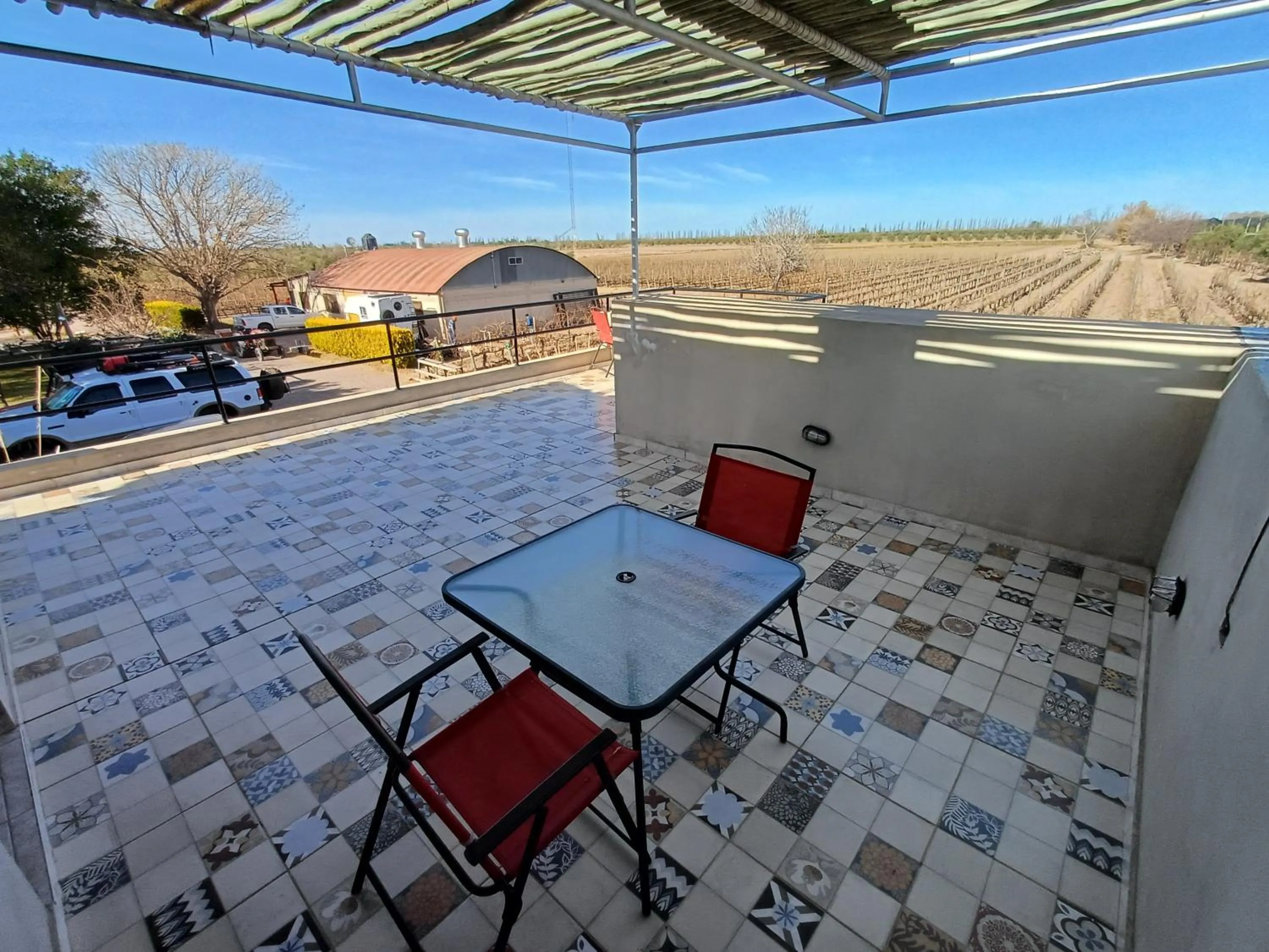 Balcony/Terrace in Posada Cavieres Wine Farm