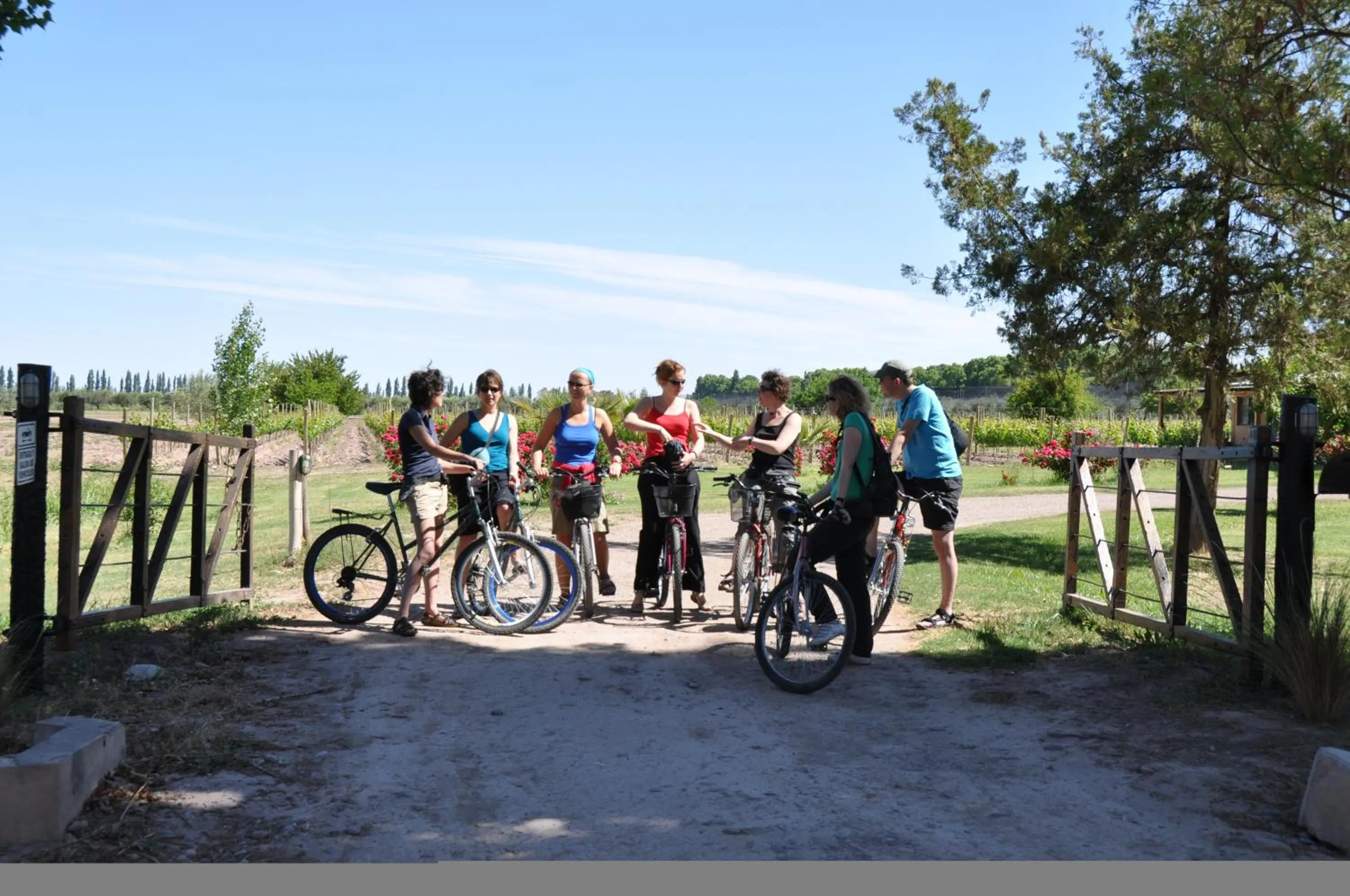 People in Posada Cavieres Wine Farm