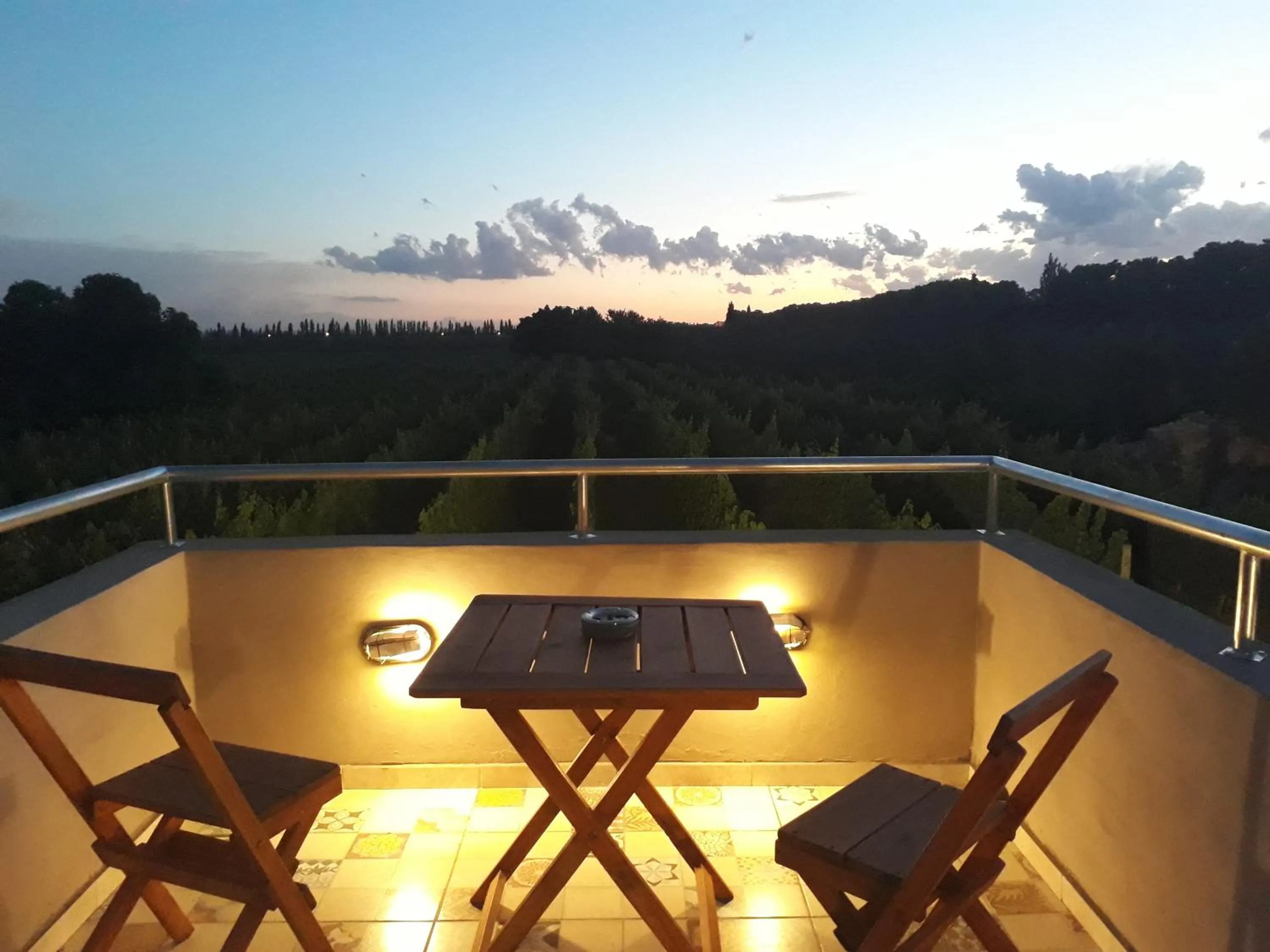 Balcony/Terrace in Posada Cavieres Wine Farm