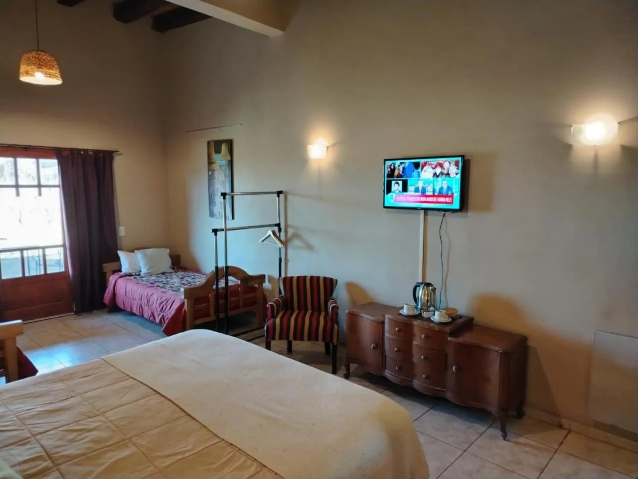 Bed in Posada Cavieres Wine Farm