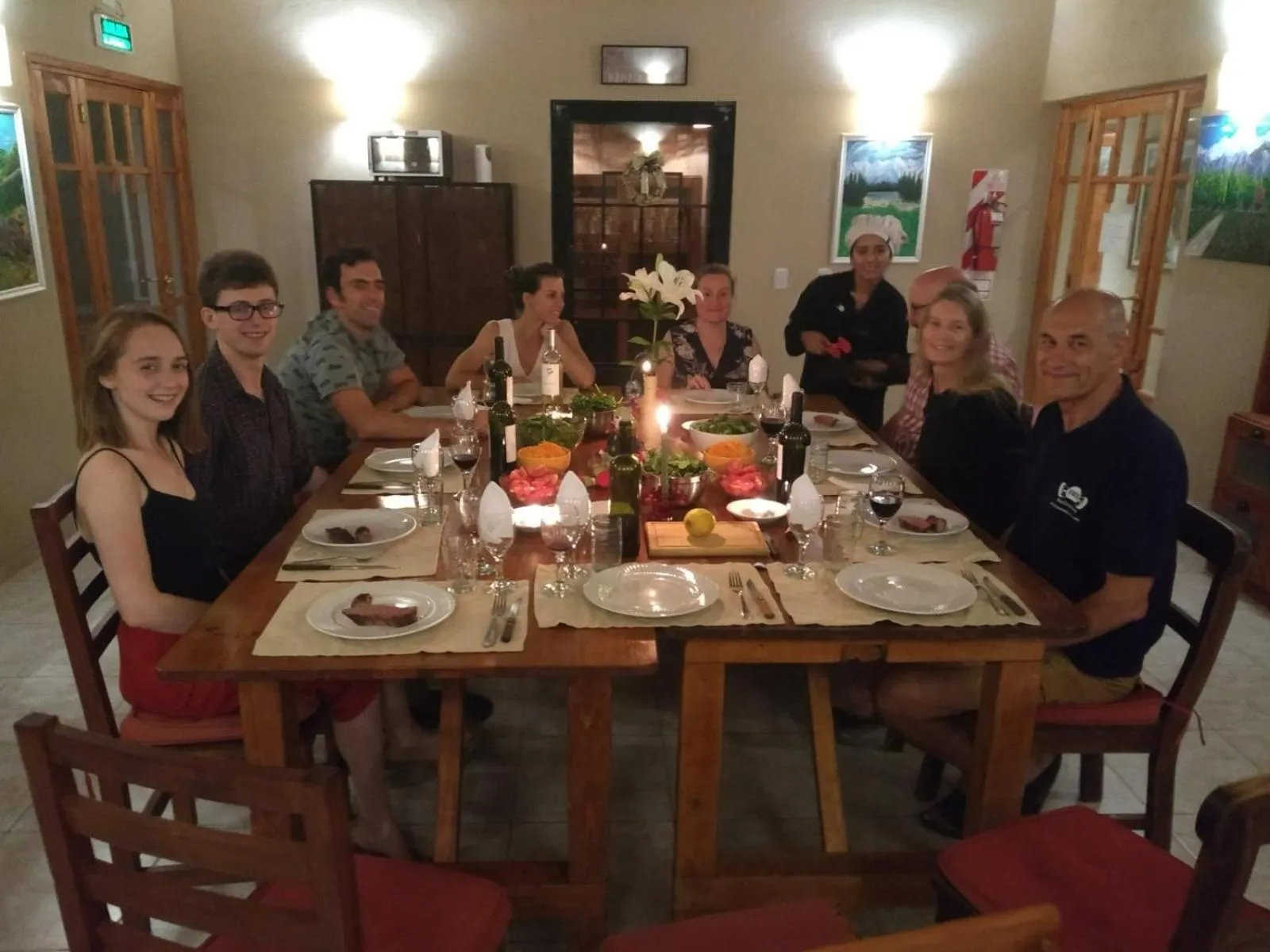 Food in Posada Cavieres Wine Farm