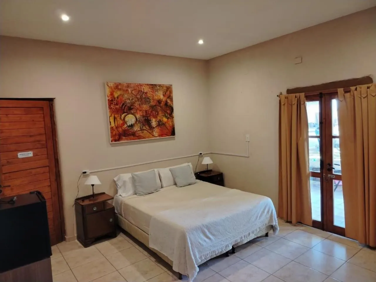 Bed in Posada Cavieres Wine Farm