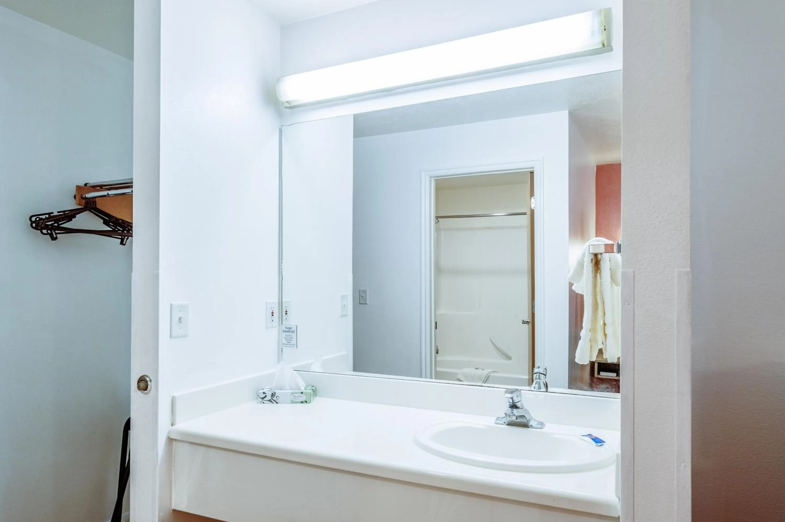 Bathroom in Motel 6-Beaver, UT