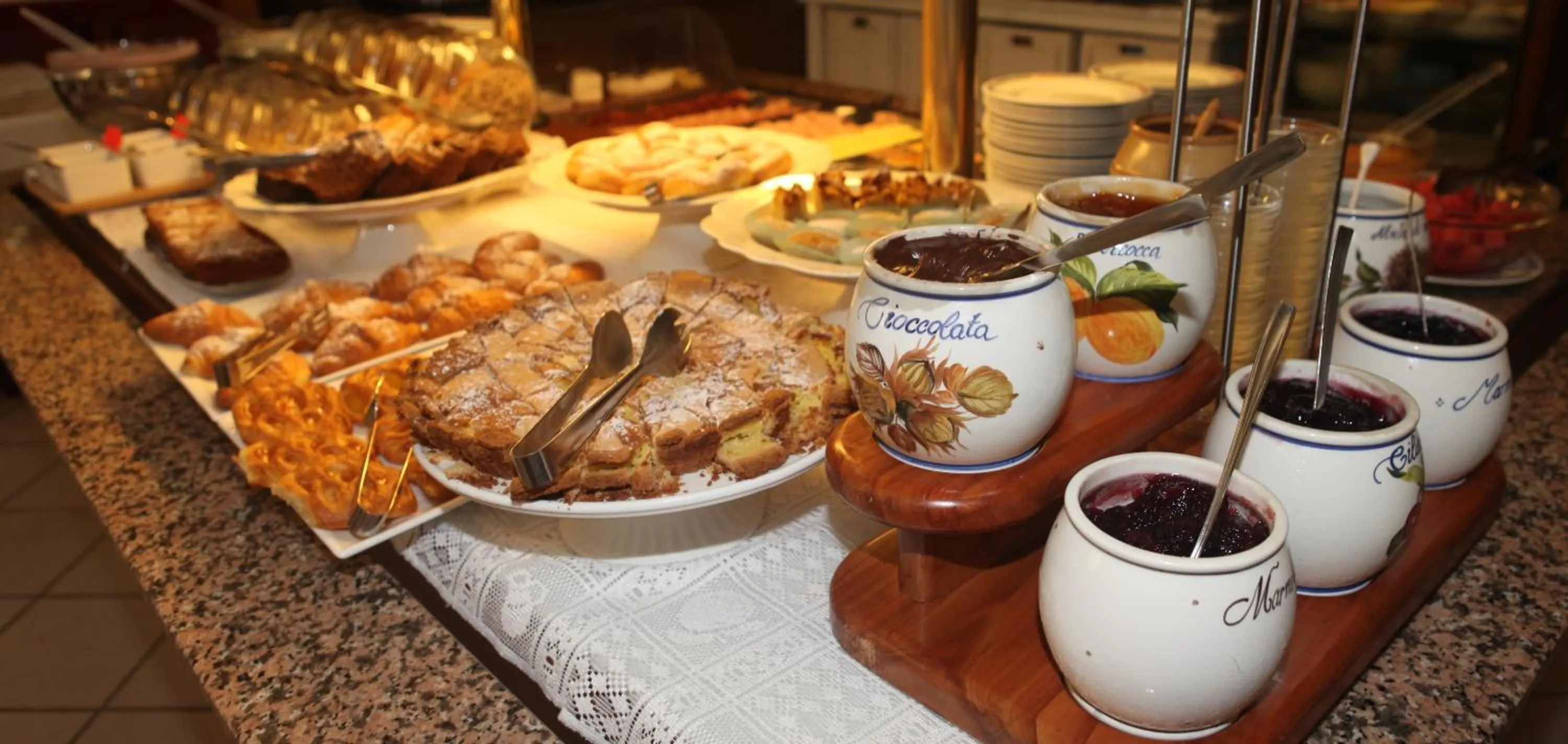 Buffet breakfast in Hotel Desiree