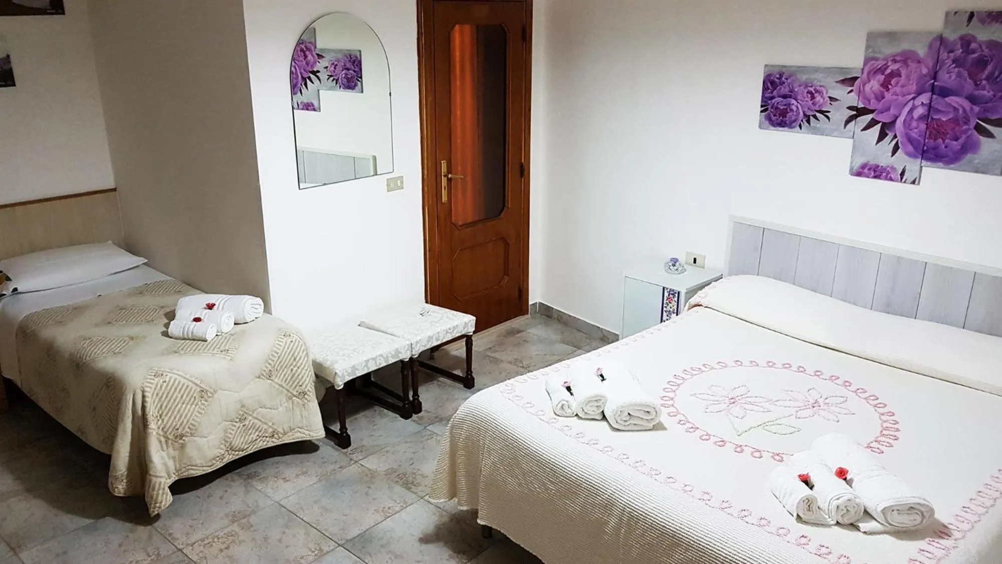 Bedroom, Bed in B&B Regina Elena